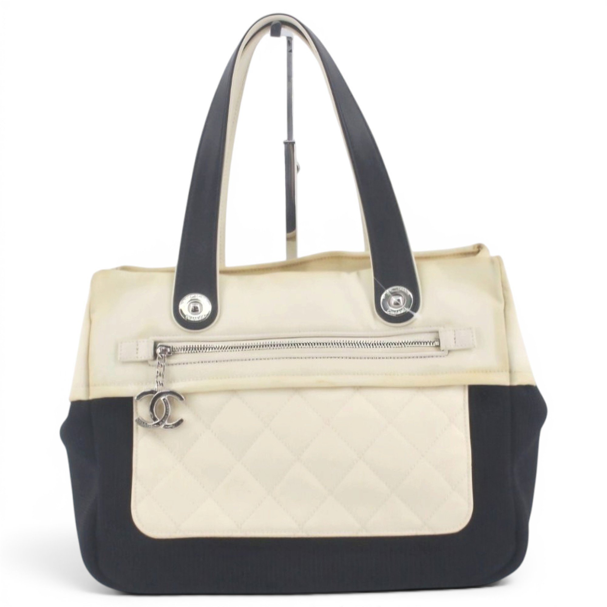 Paris-Biarritz linen handbag