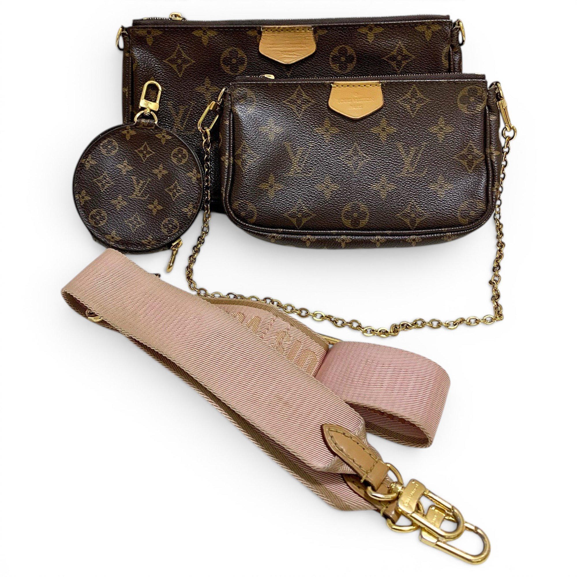 Multi Pochette Accessoires leather handbag