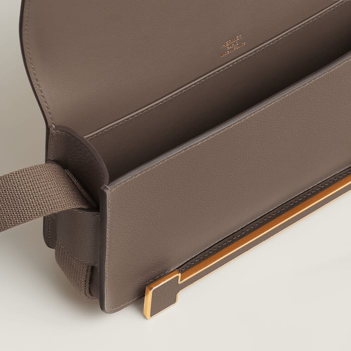 Étoupe Hermès Geta Slim Bag