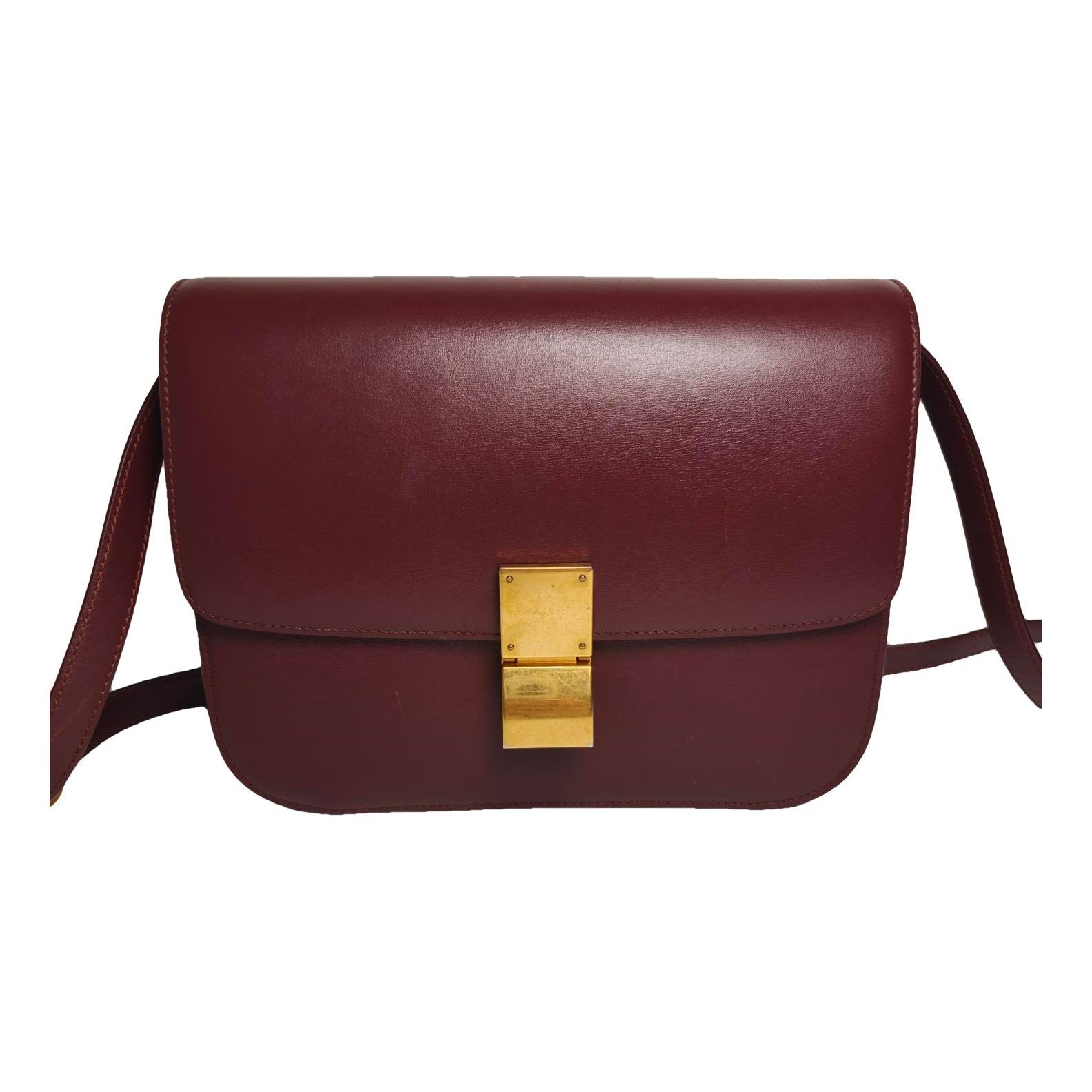 Classic leather crossbody bag