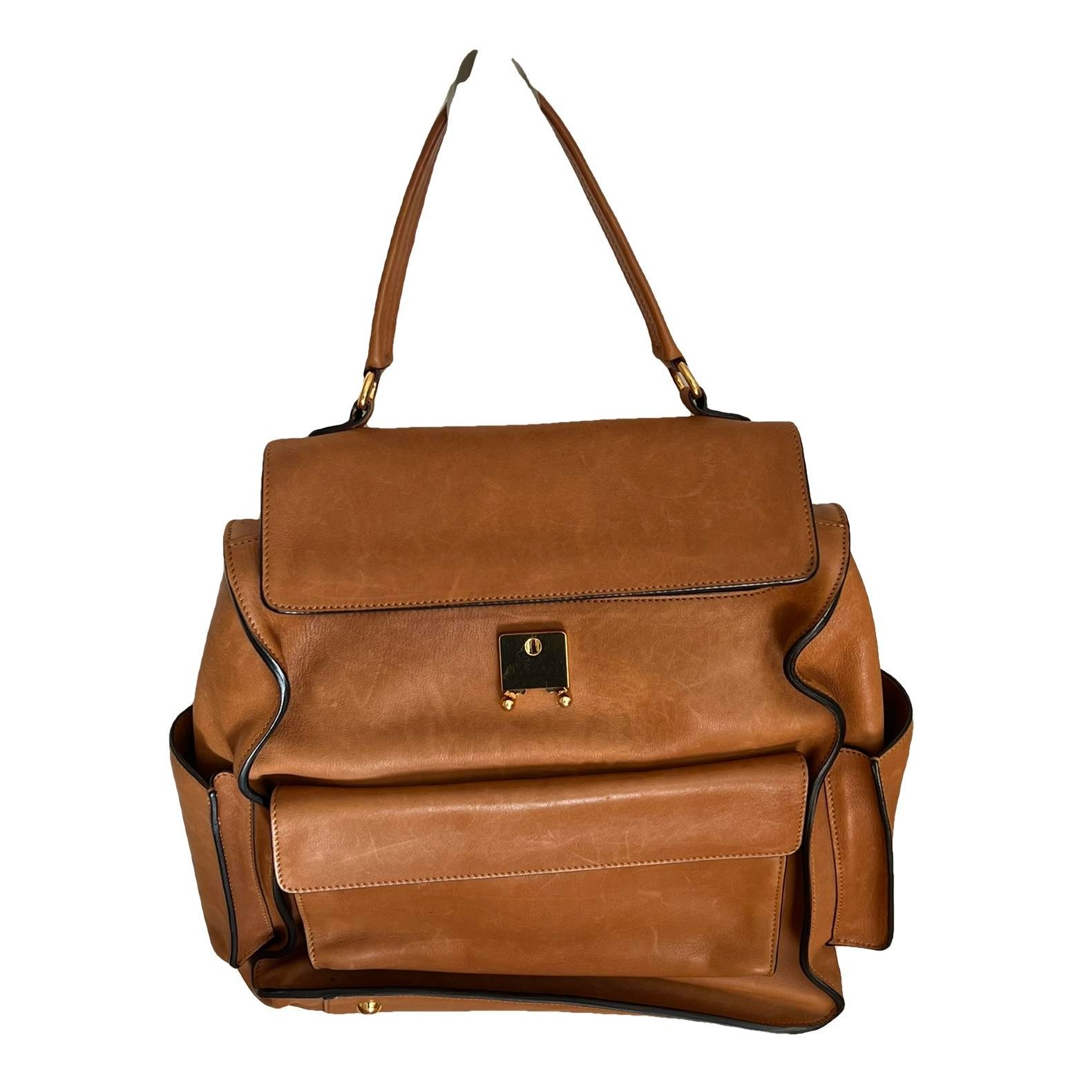 Leather handbag