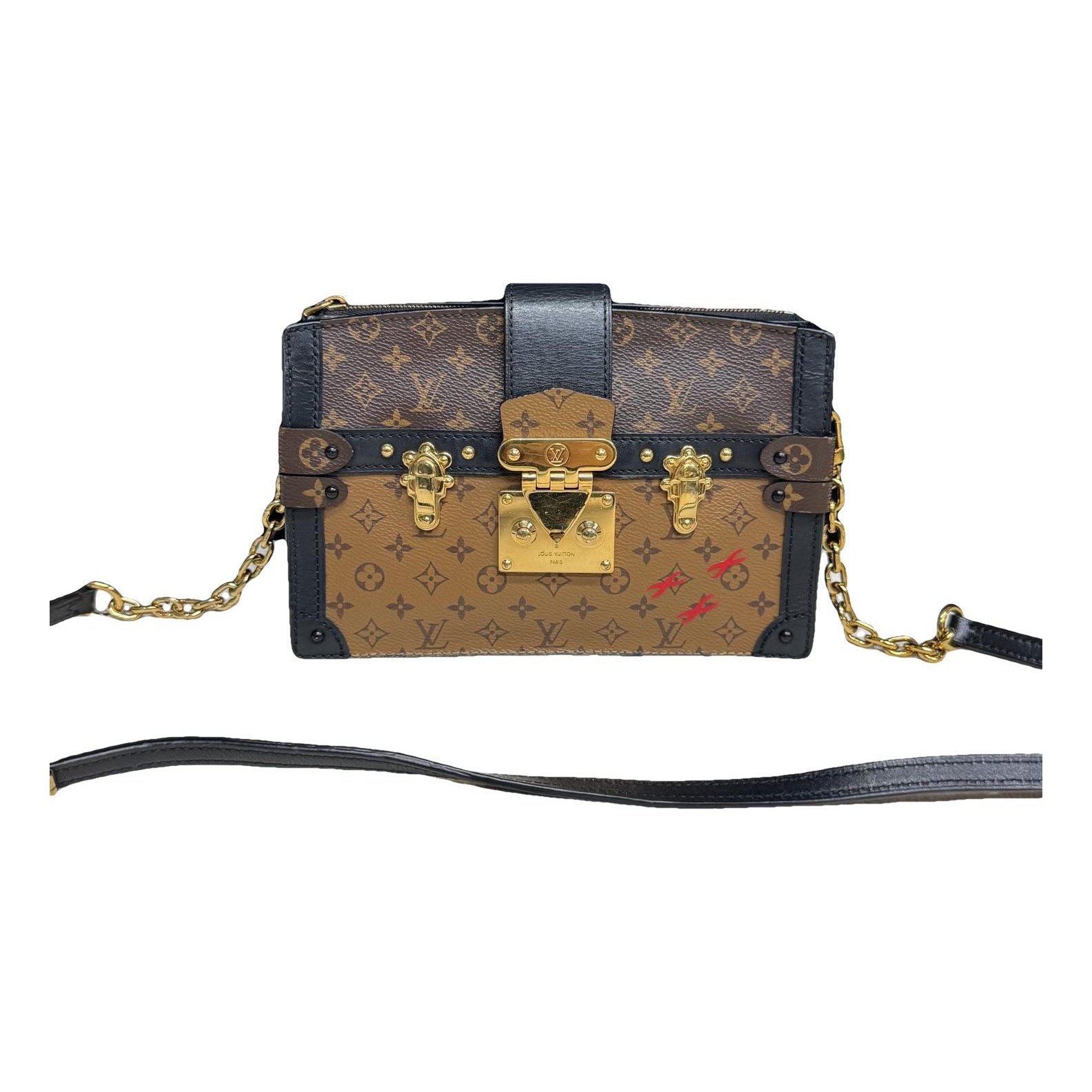 Louis Vuitton Pochette Trunk leather crossbody bag