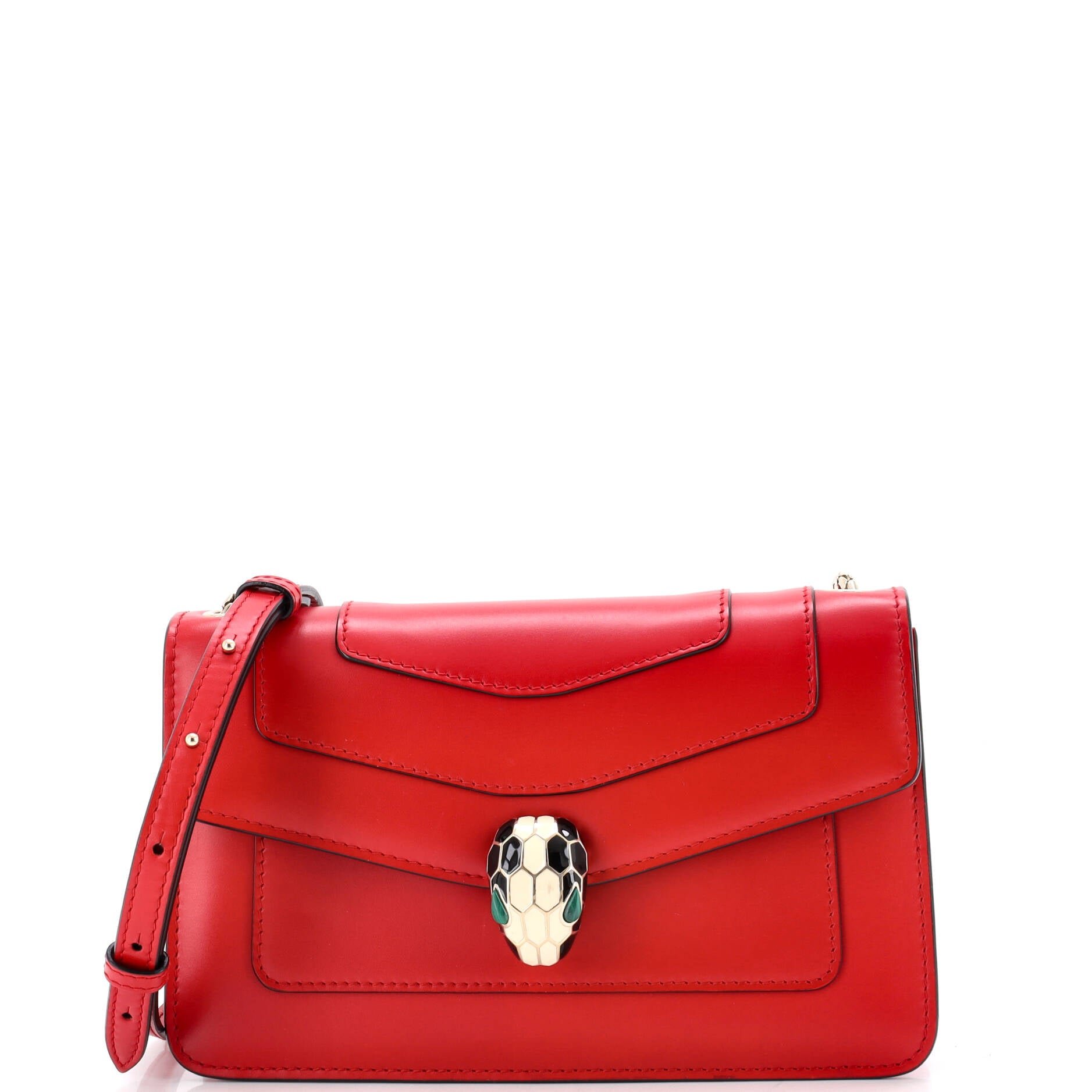 Serpenti Crossbody Bag Leather Small