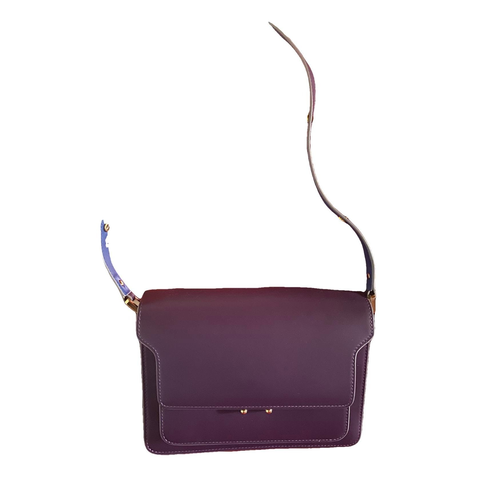 Marni Trunk leather crossbody bag