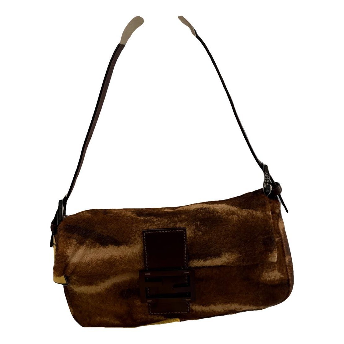 Baguette pony-style calfskin handbag