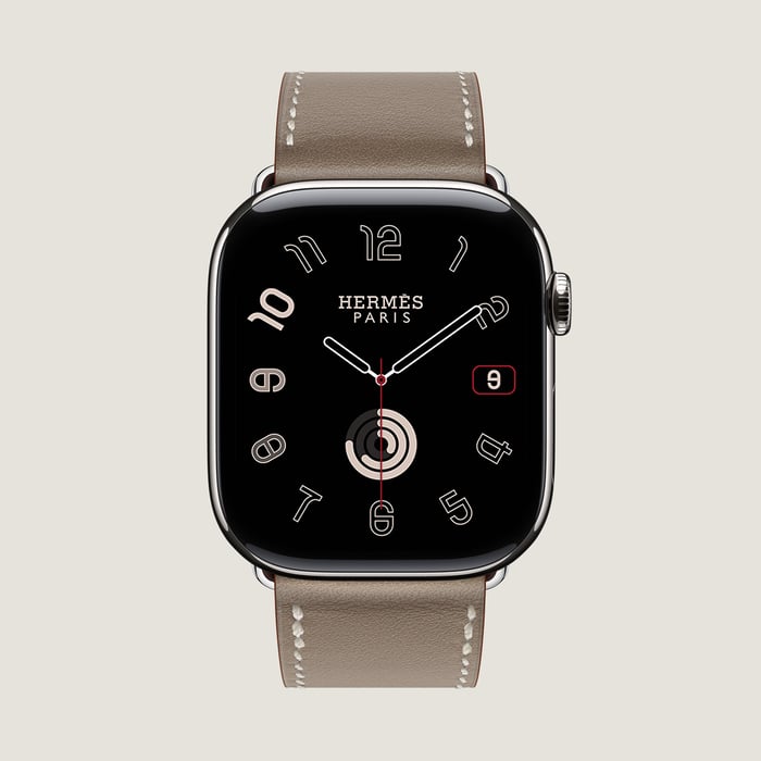 Étoupe Band Apple Watch Hermès Single Tour 46 MM