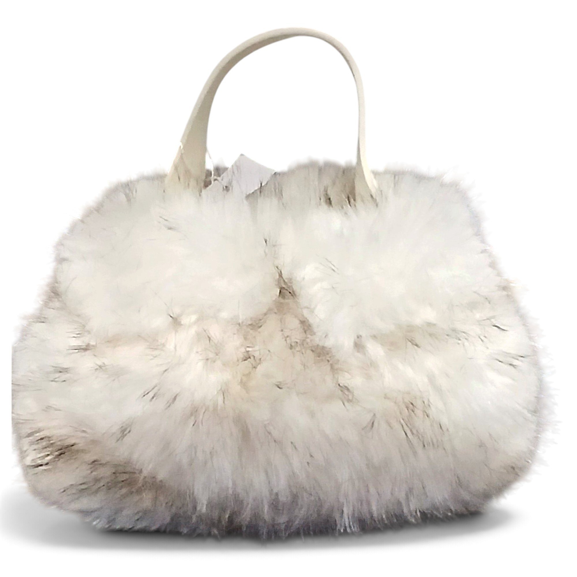 Faux fur handbag