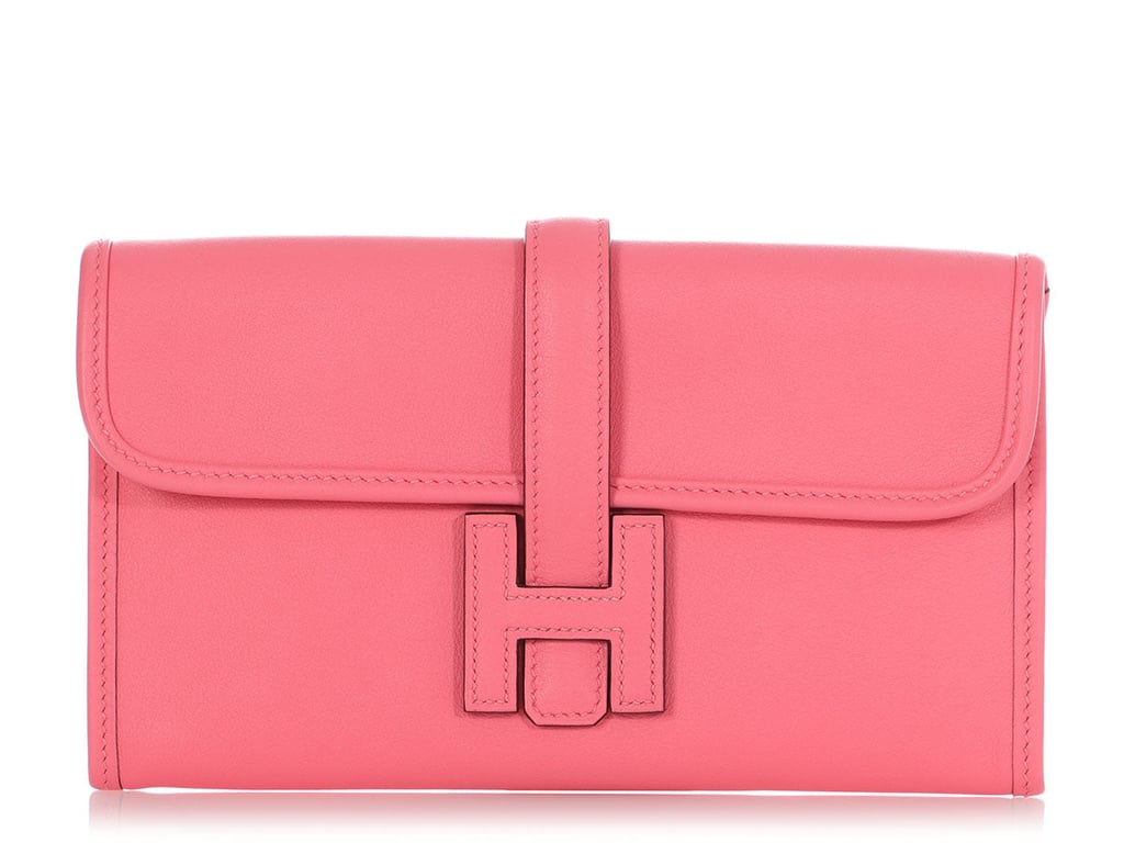 Hermes Hermès Rose Azalée Swift Mini Jigé Duo Wallet