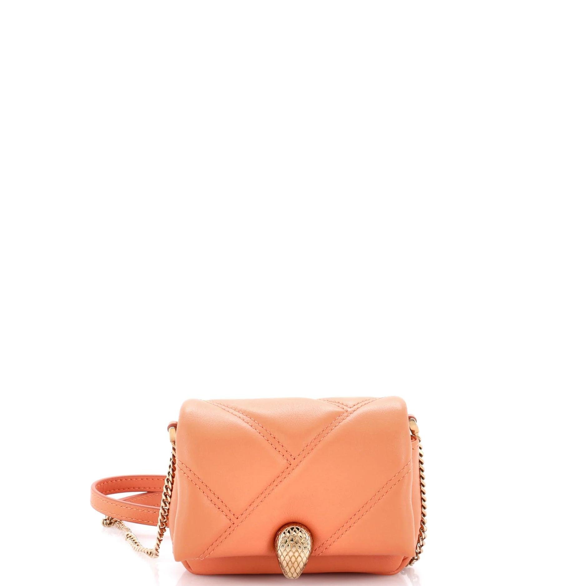 Serpenti leather crossbody bag