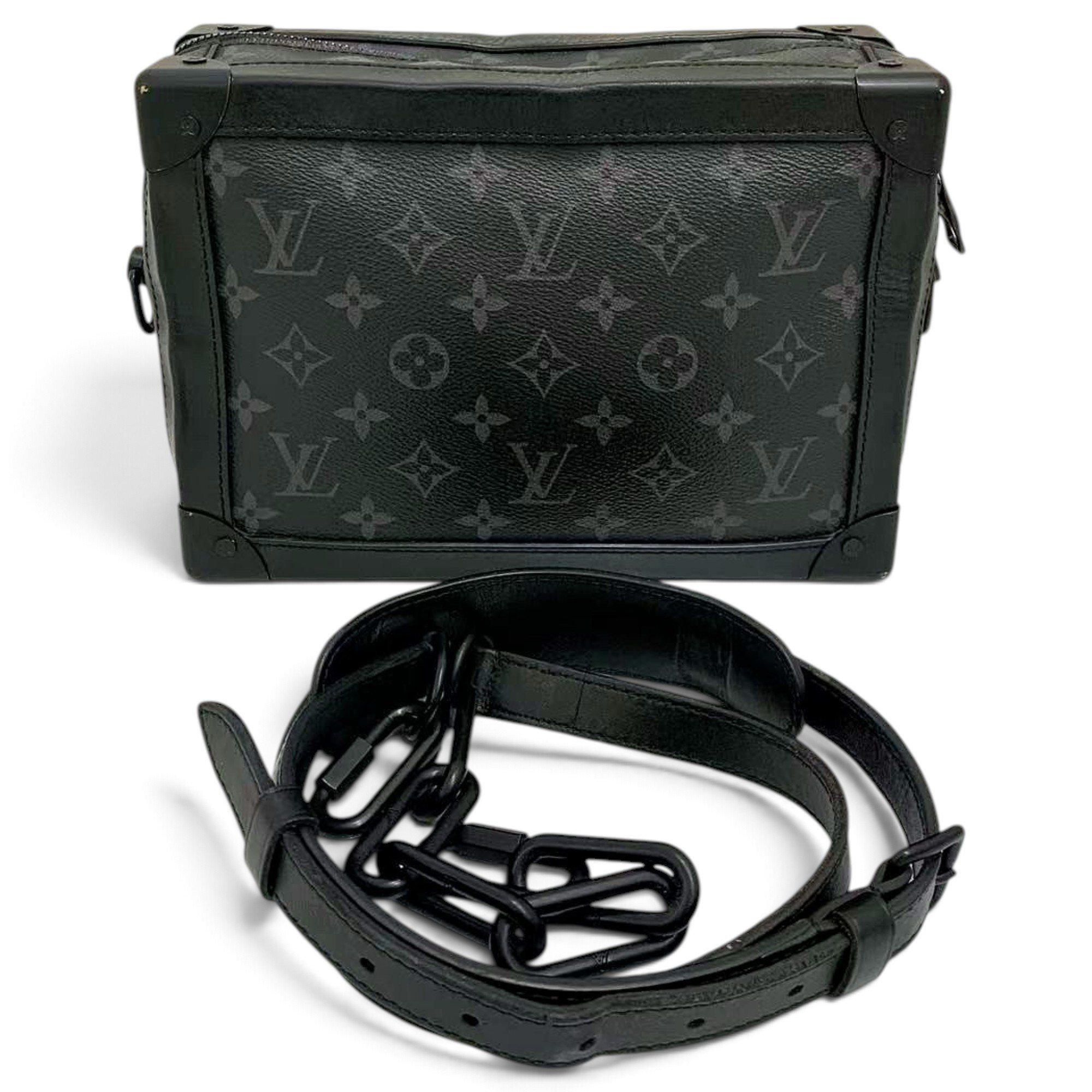 Pochette Trunk leather handbag