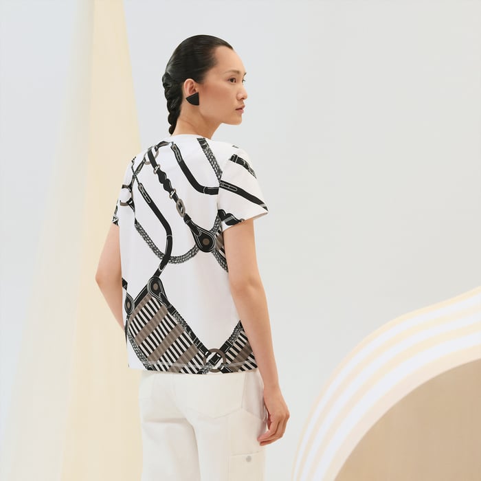 Blanc Cassé "Coaching Remix" Straight T-shirt