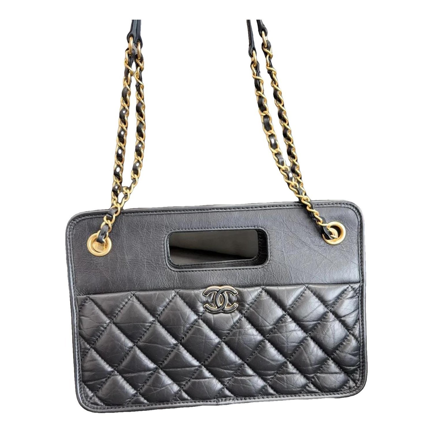 Classic CC Shopping leather mini bag