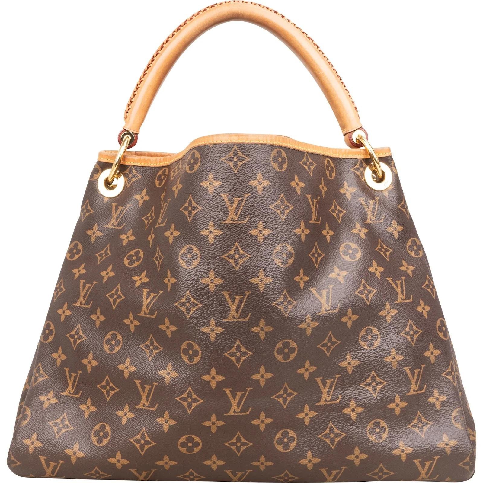 Artsy leather handbag