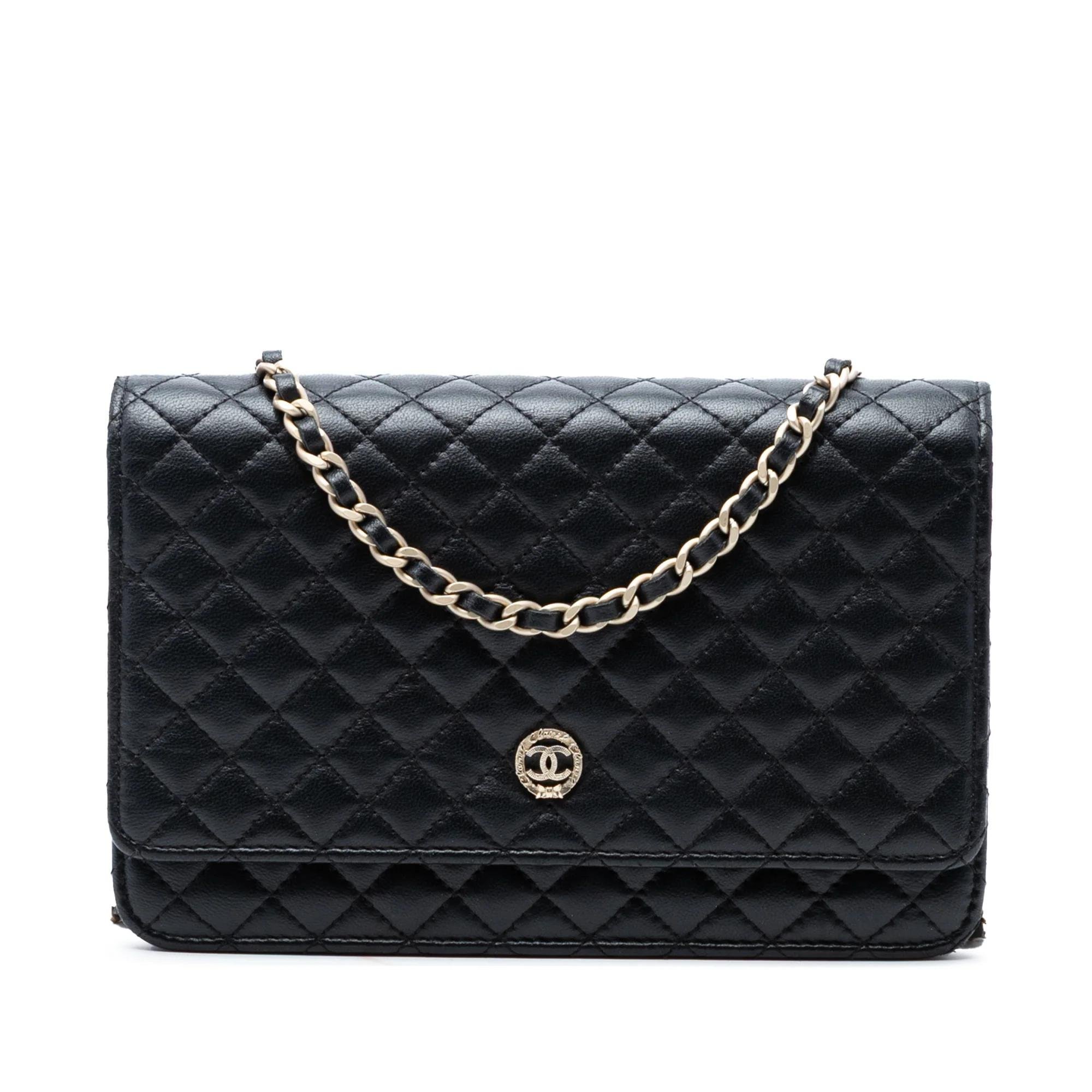Wallet On Chain Timeless/Classique pony-style calfskin handbag