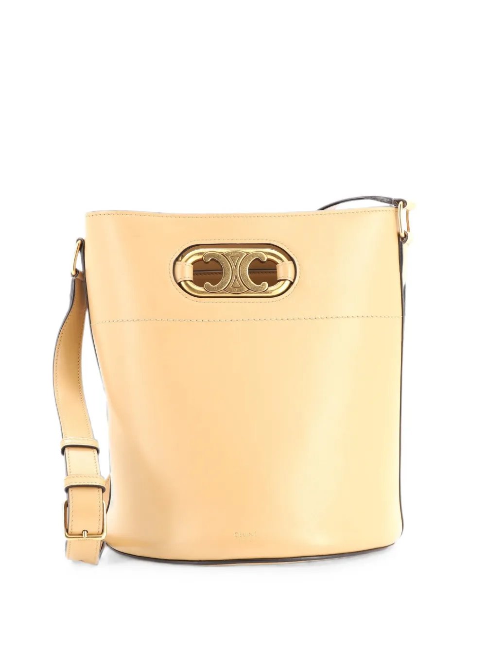 Maillon Triomphe Leather Medium bucket bag