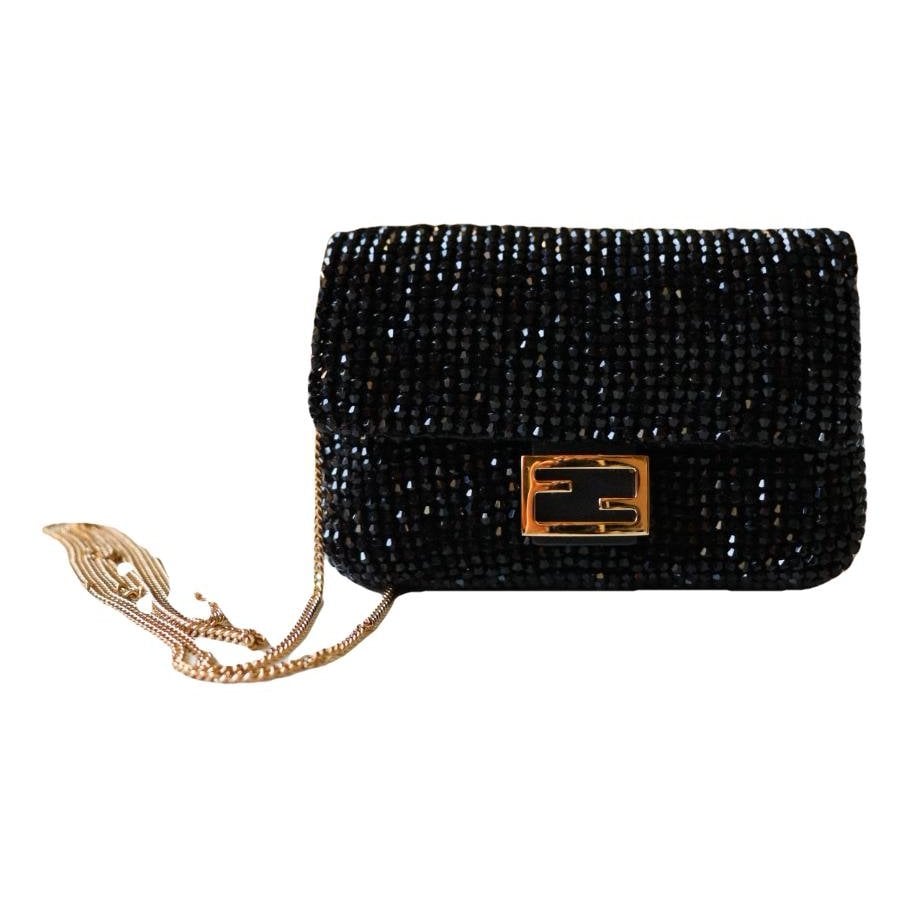 Baguette glitter handbag