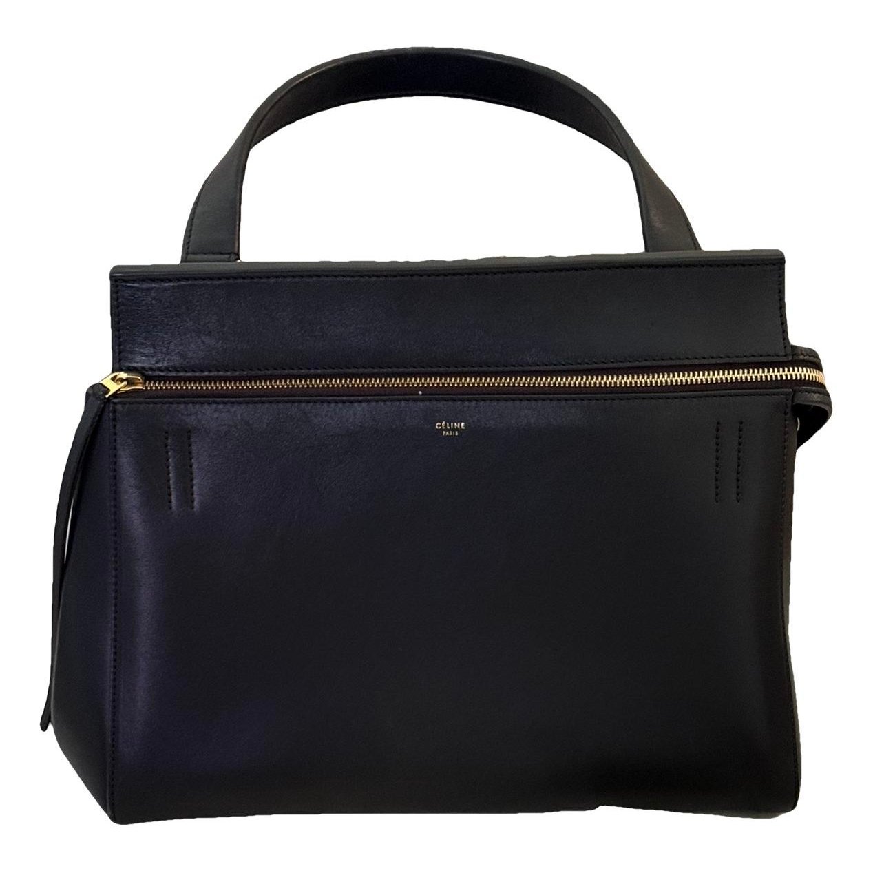 Edge leather handbag