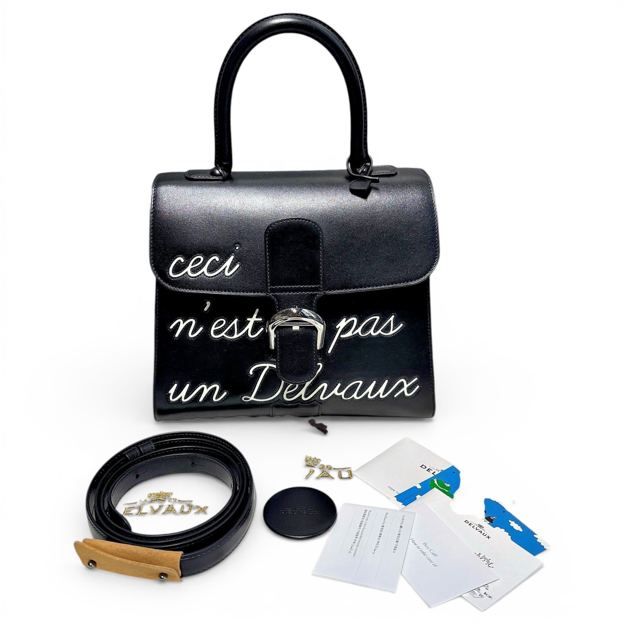 Brillant leather handbag