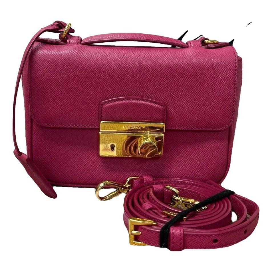Sound leather crossbody bag