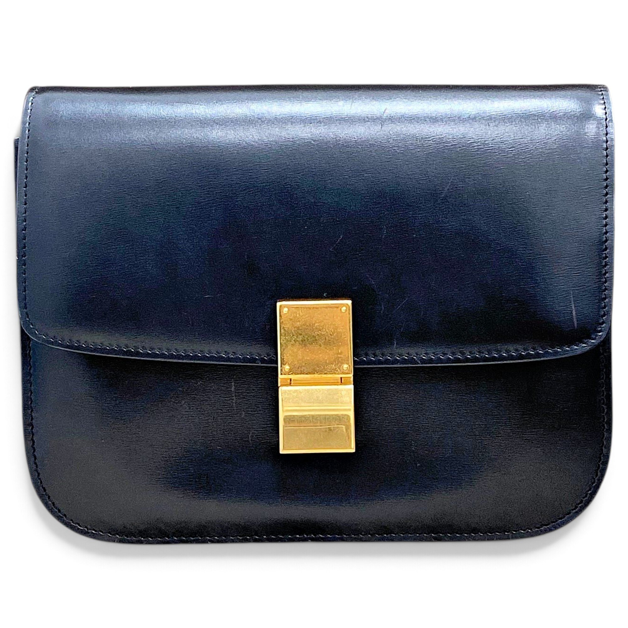 Classic leather handbag