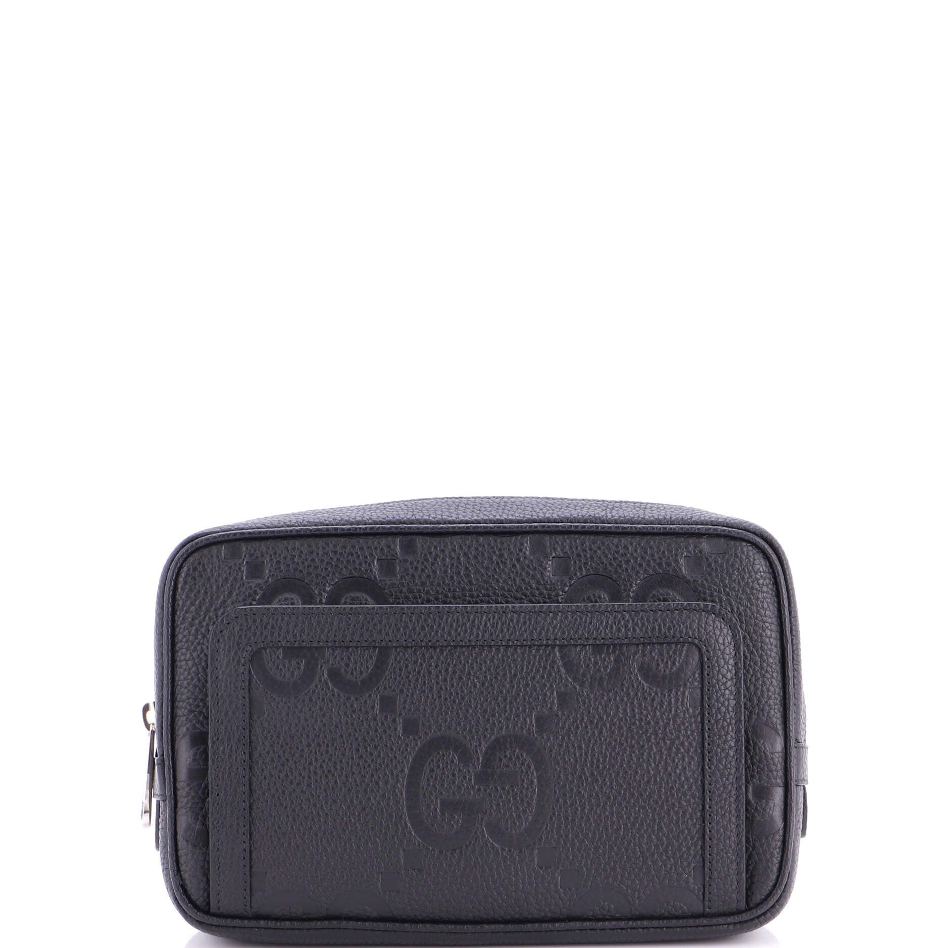 Belt Bag Jumbo GG Embossed Leather Small