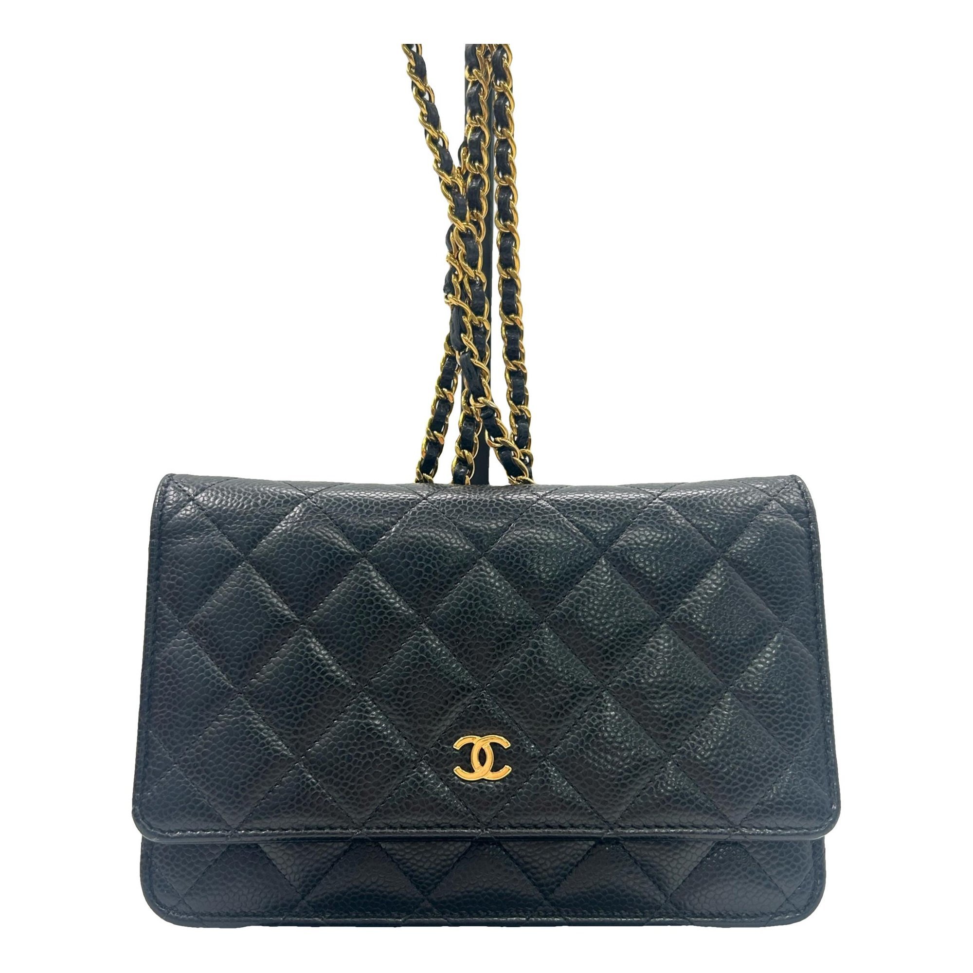 Wallet On Chain Timeless/Classique leather crossbody bag