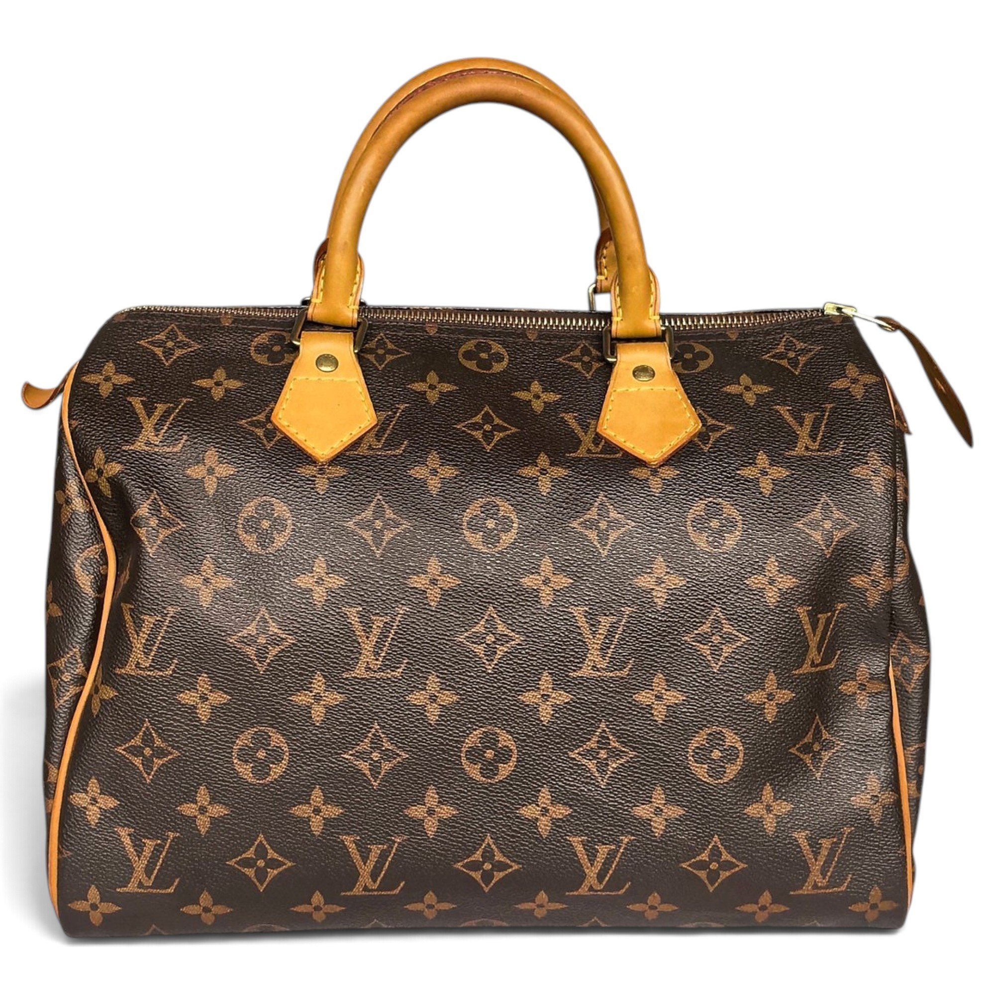 Speedy leather handbag