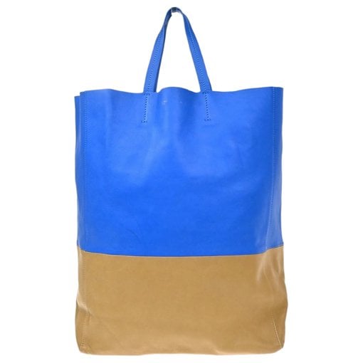 Celine Cabas Vertical leather tote