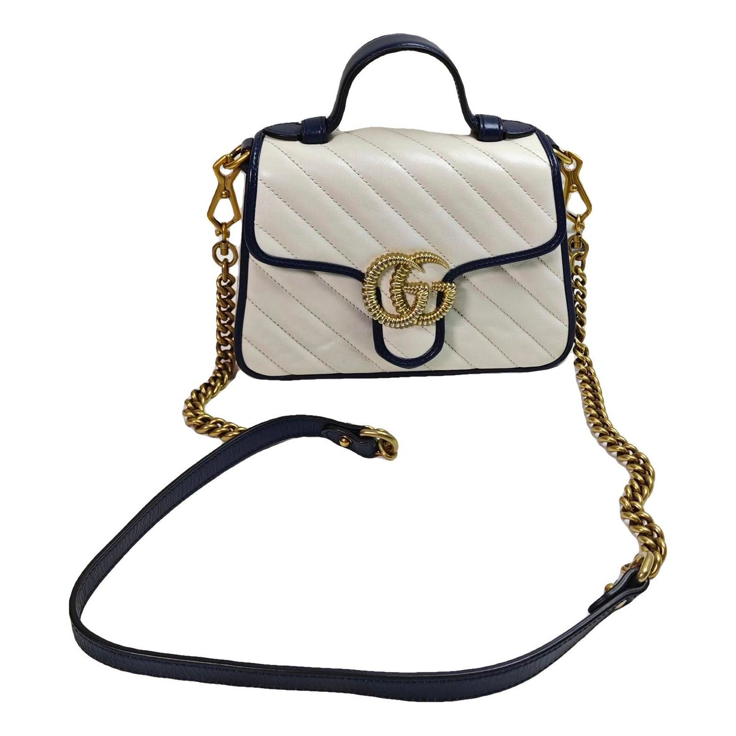 GG Marmont Flap leather handbag