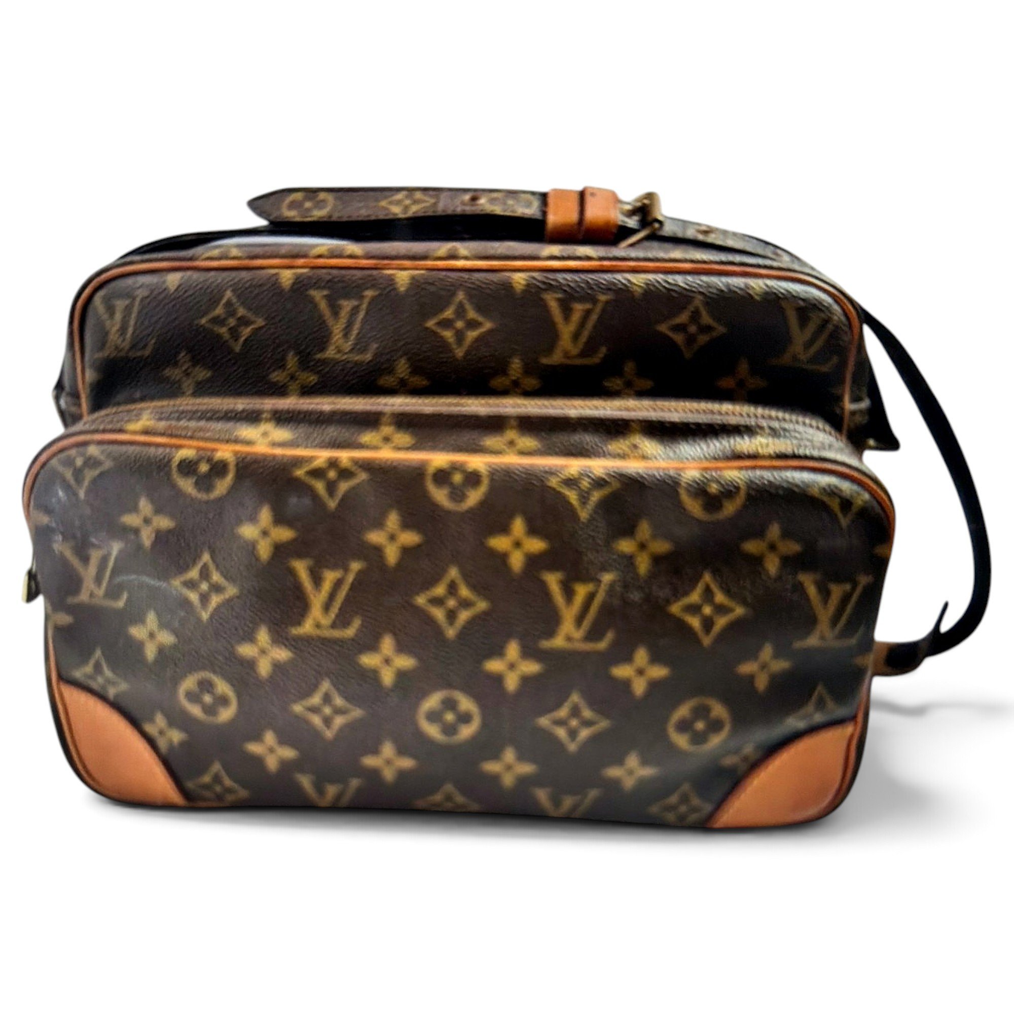 Nile leather crossbody bag
