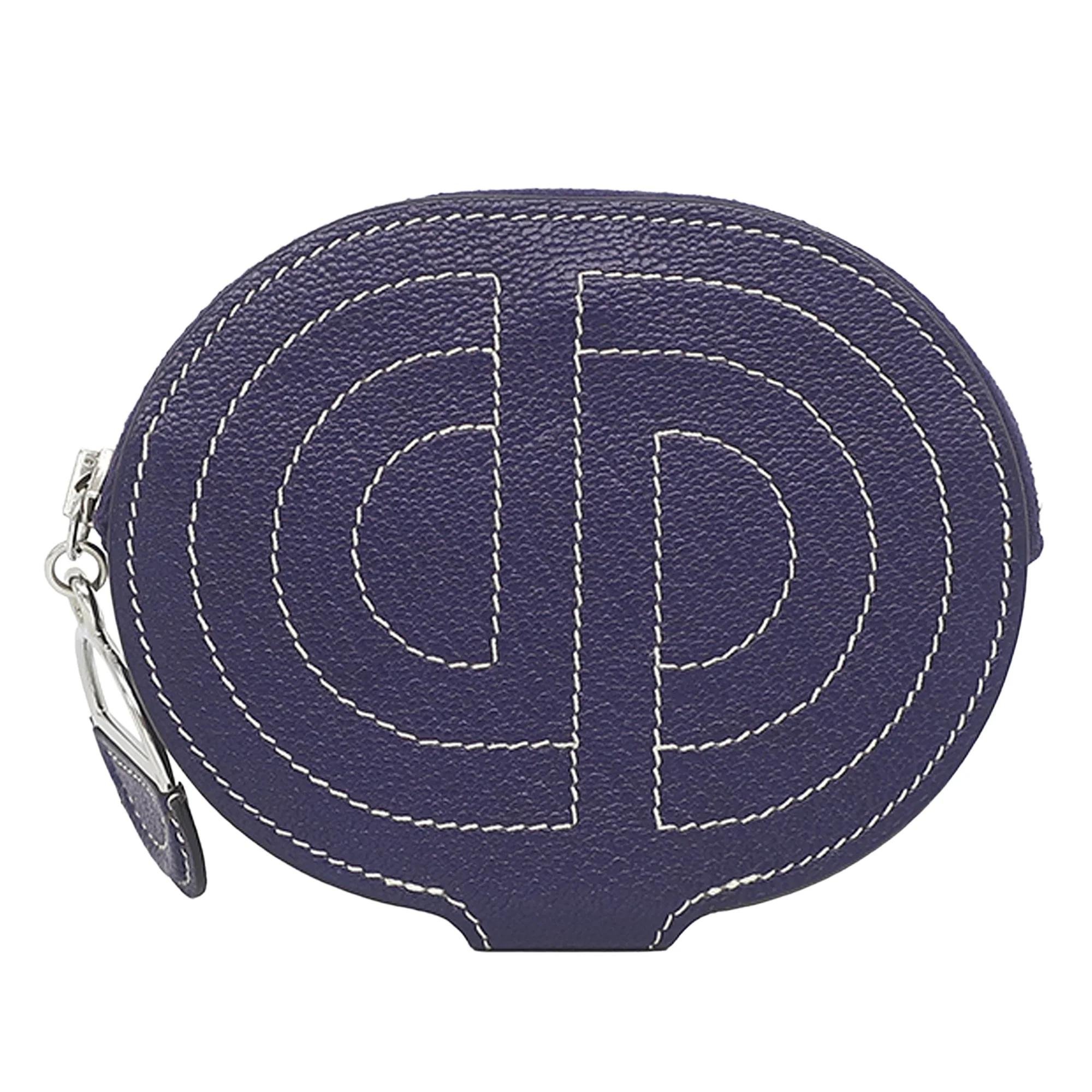 Hermes In The Loop Handbag Navy Chèvre Mysore Leather