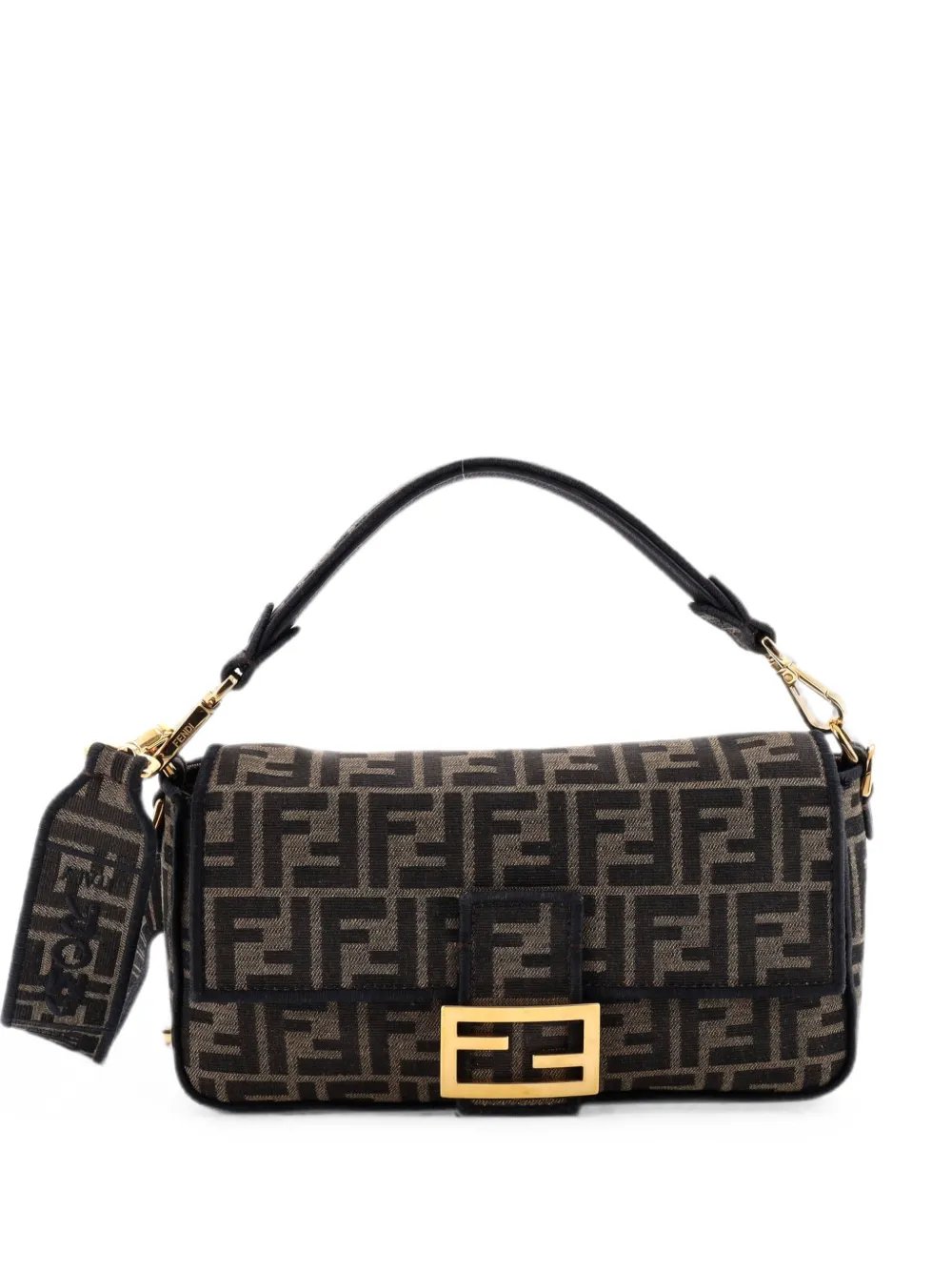 Baguette NM Bag Zucca Canvas Medium shoulder bag