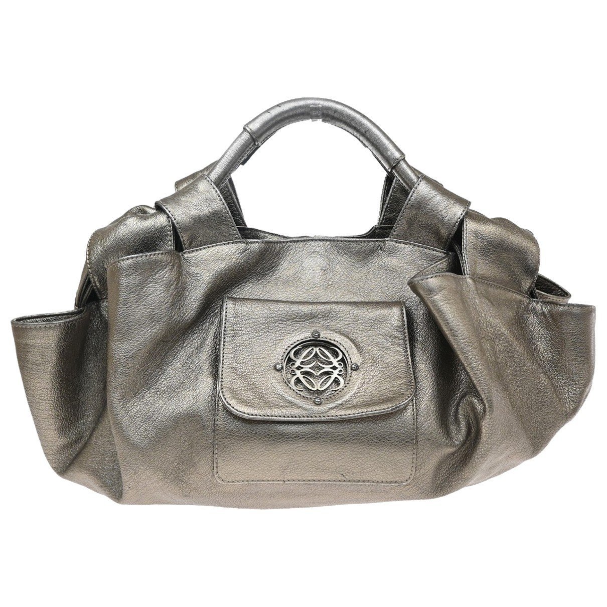 Anagram leather handbag