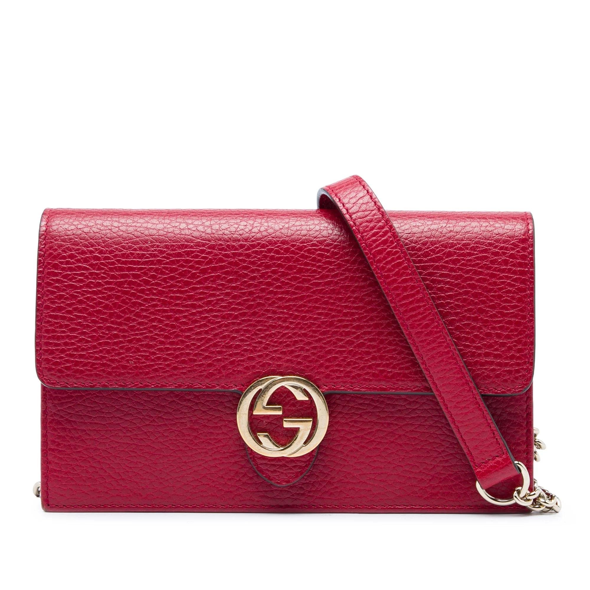 Interlocking pony-style calfskin handbag