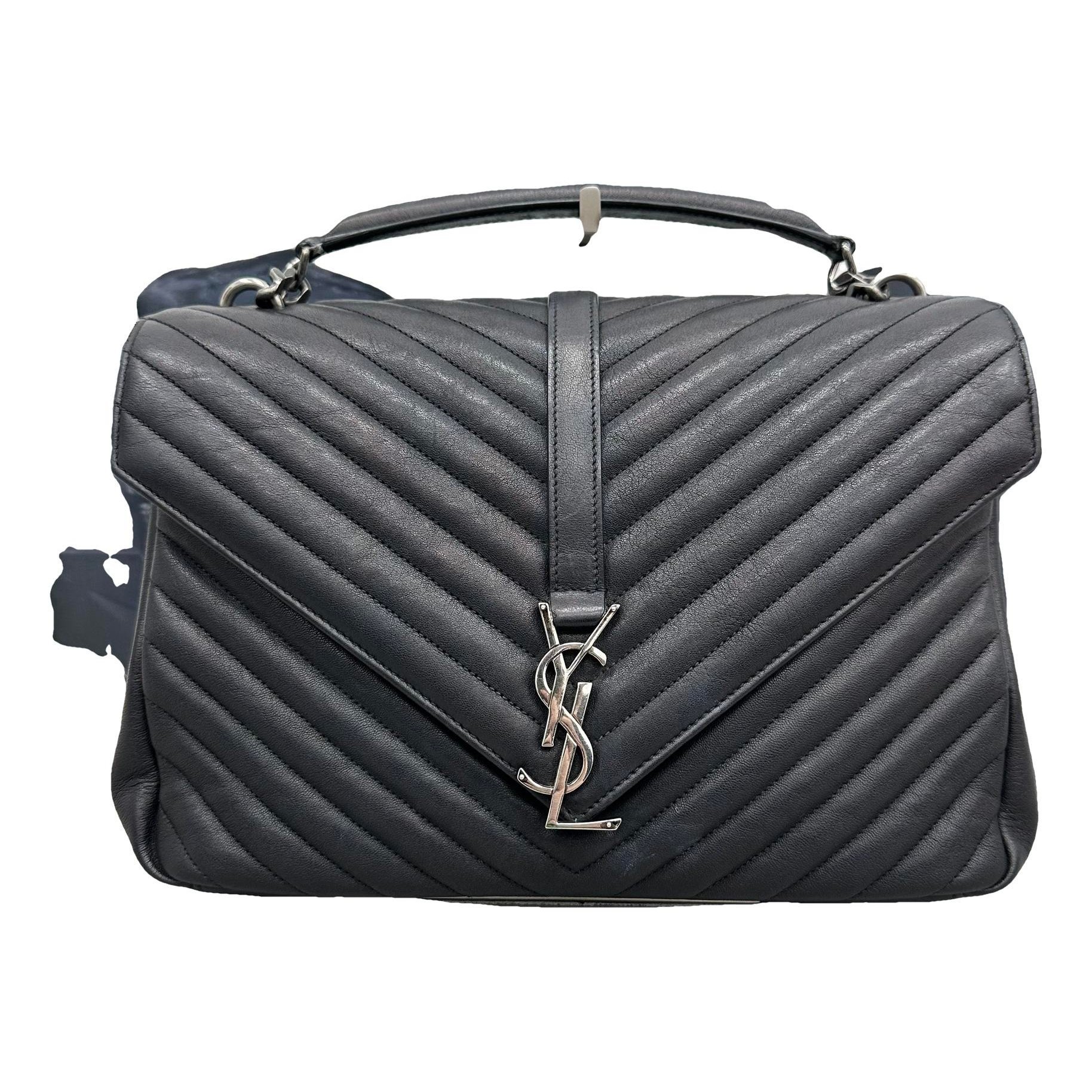 Collége monogramme leather handbag