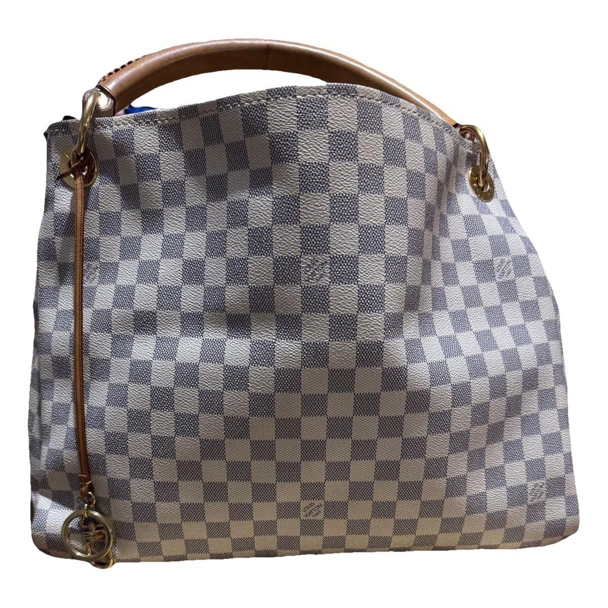 Artsy leather handbag