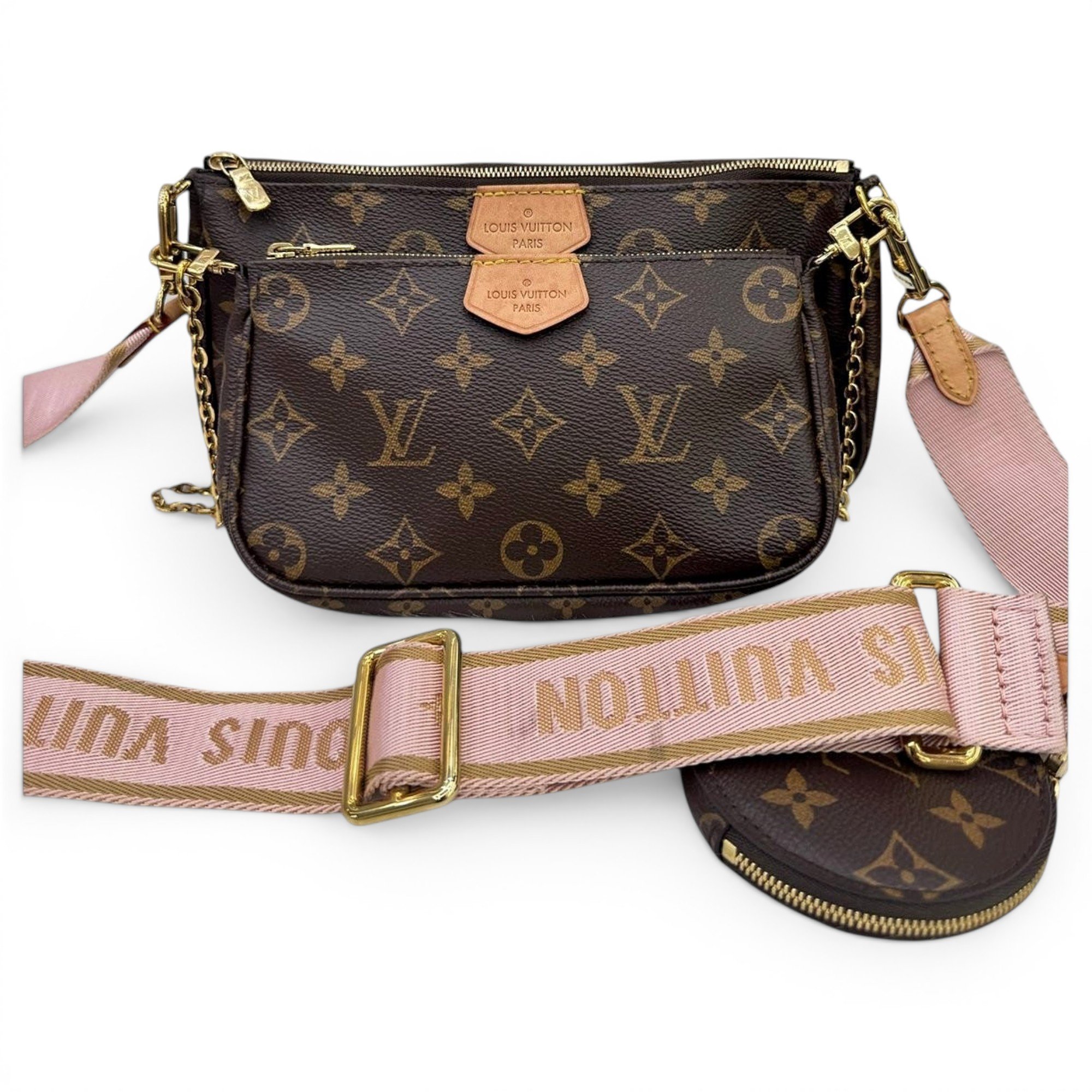 Multi Pochette Accessoires leather handbag