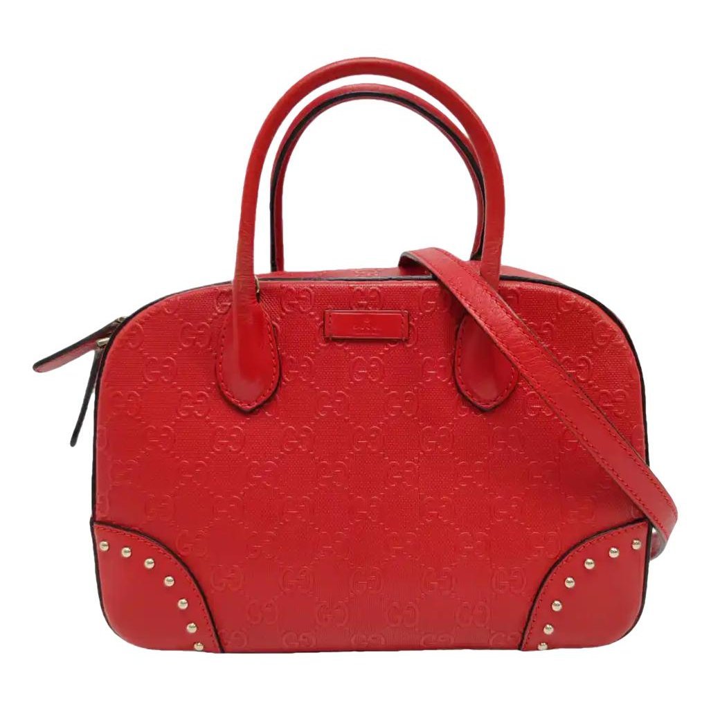 Leather handbag