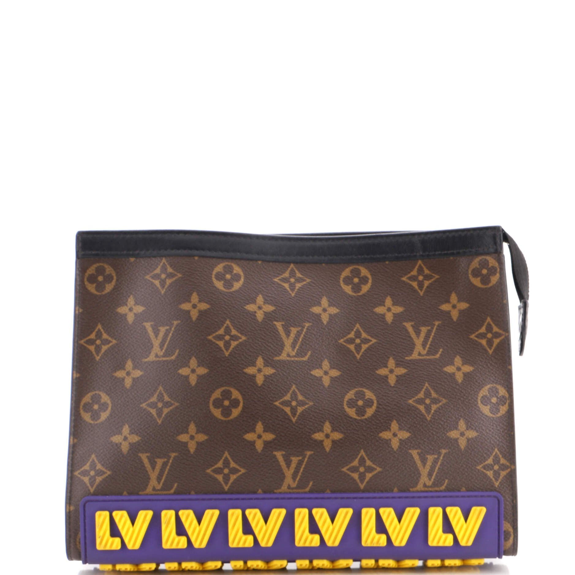 Pochette Voyage Limited Edition LV Rubber Monogram Canvas MM
