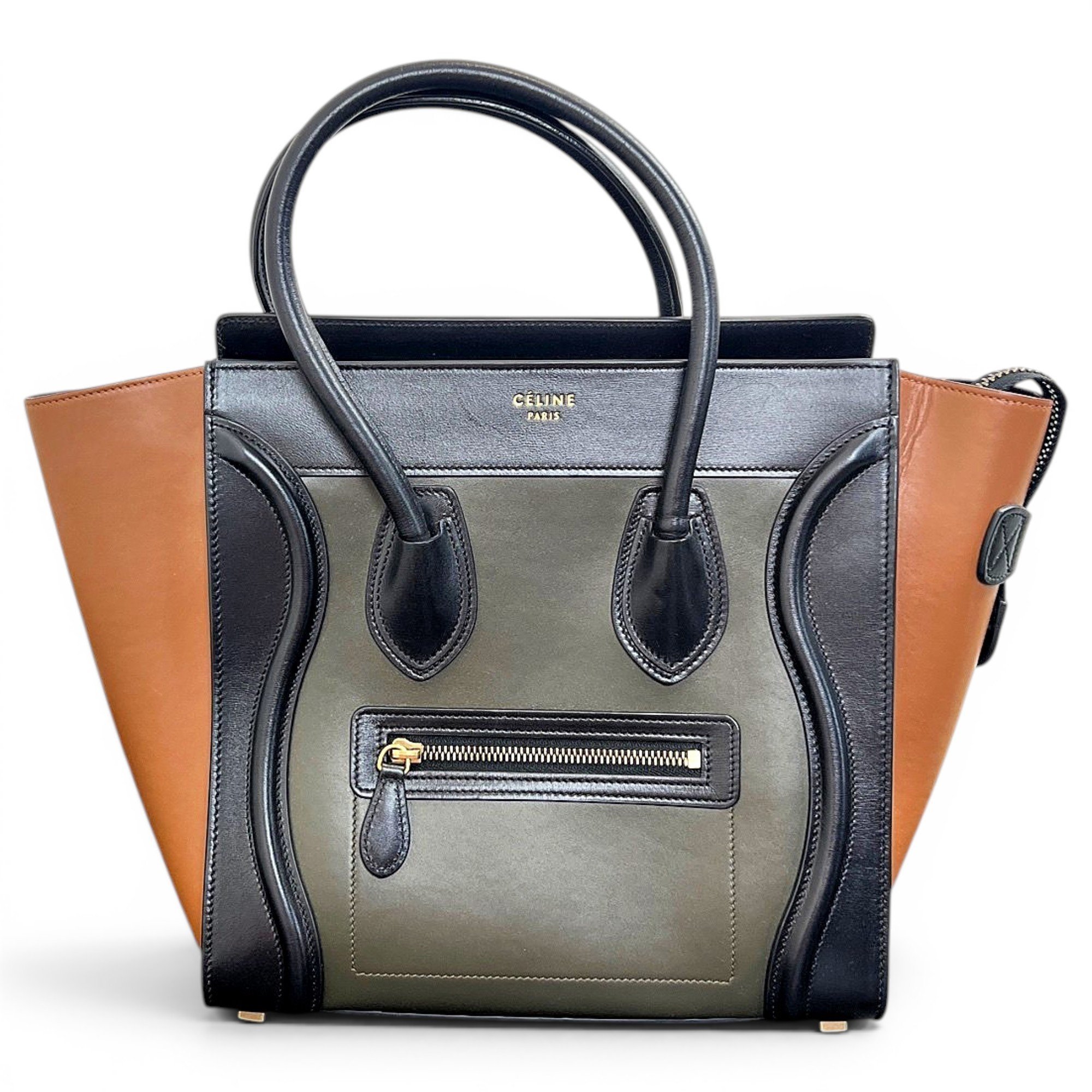 Luggage leather handbag