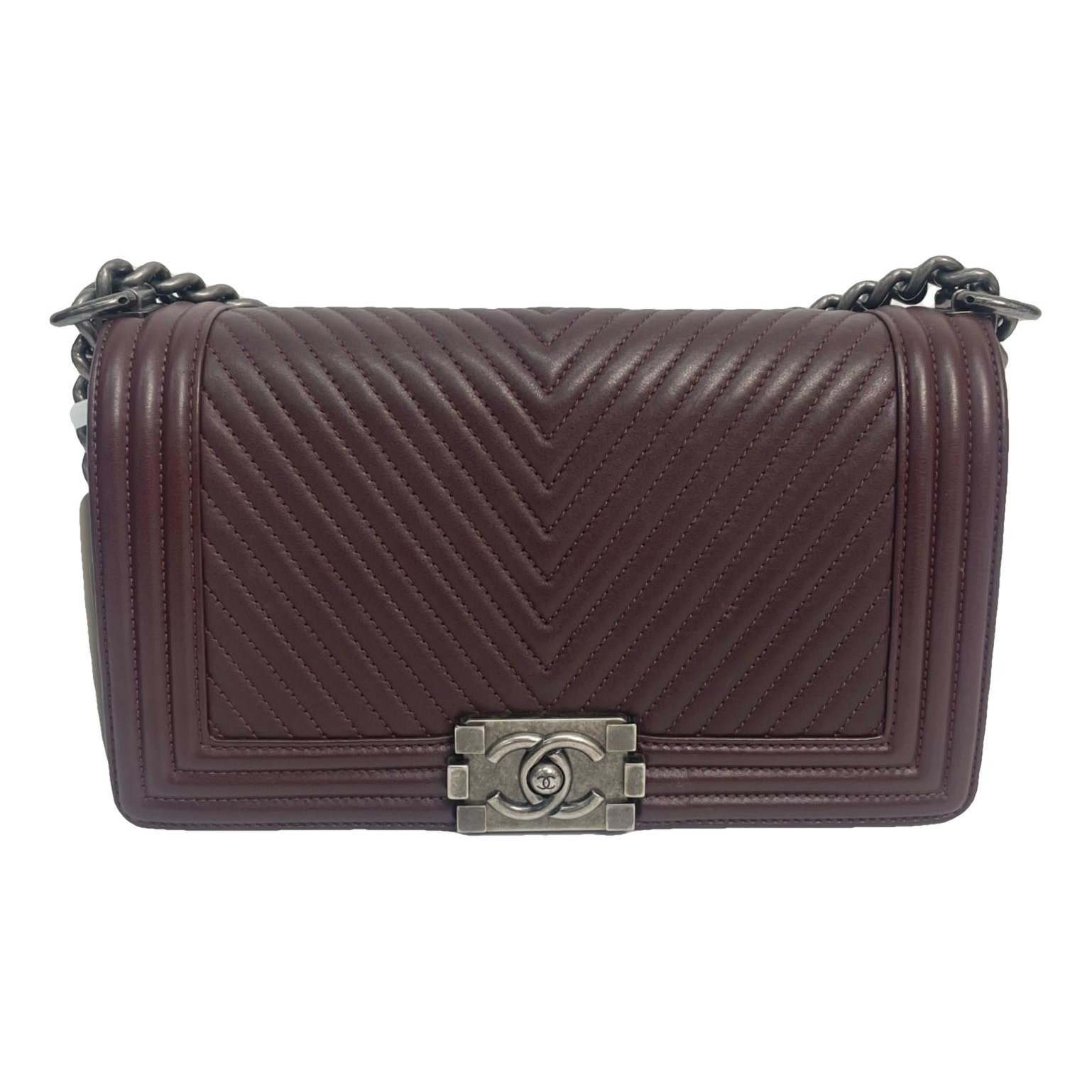 Boy leather crossbody bag