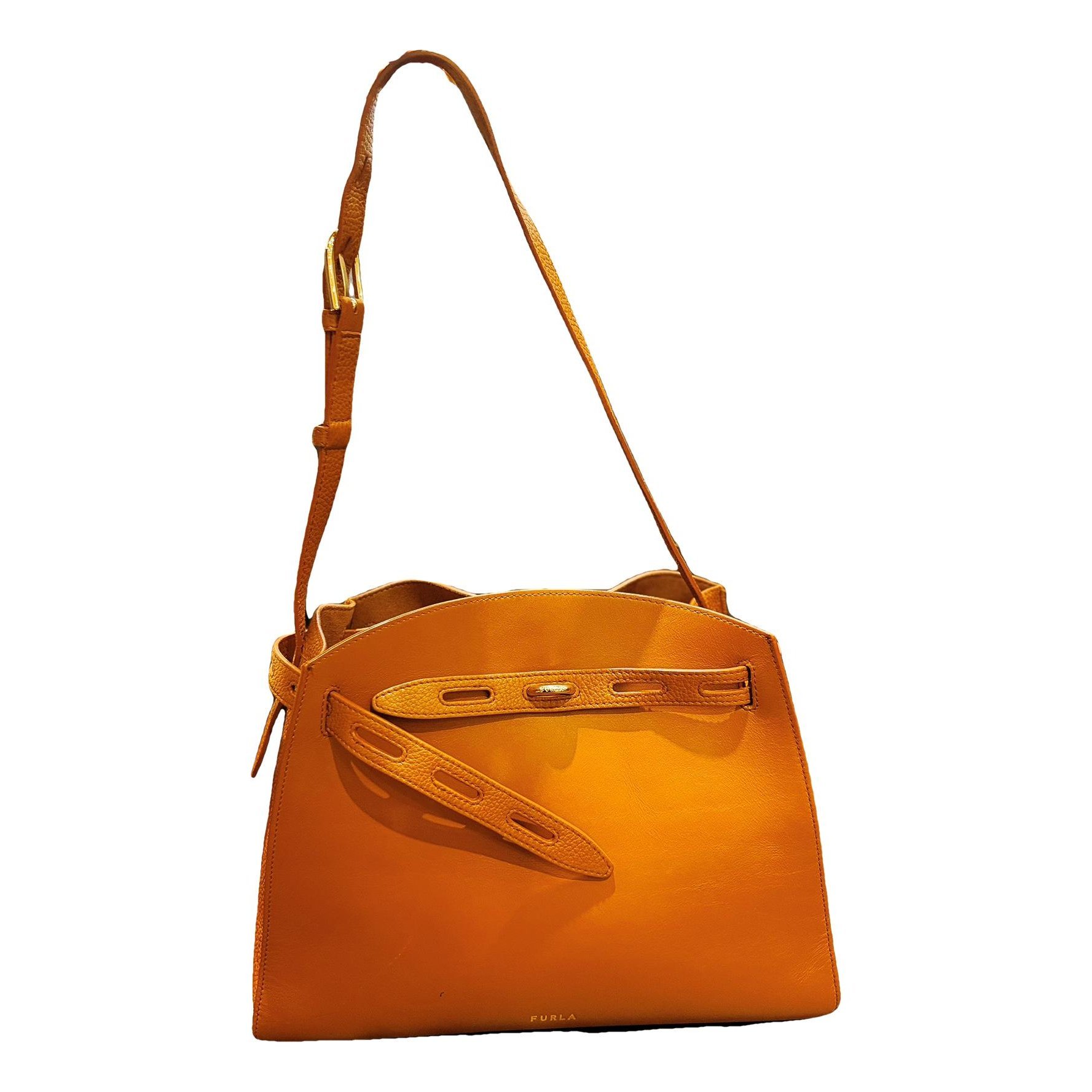 Leather handbag