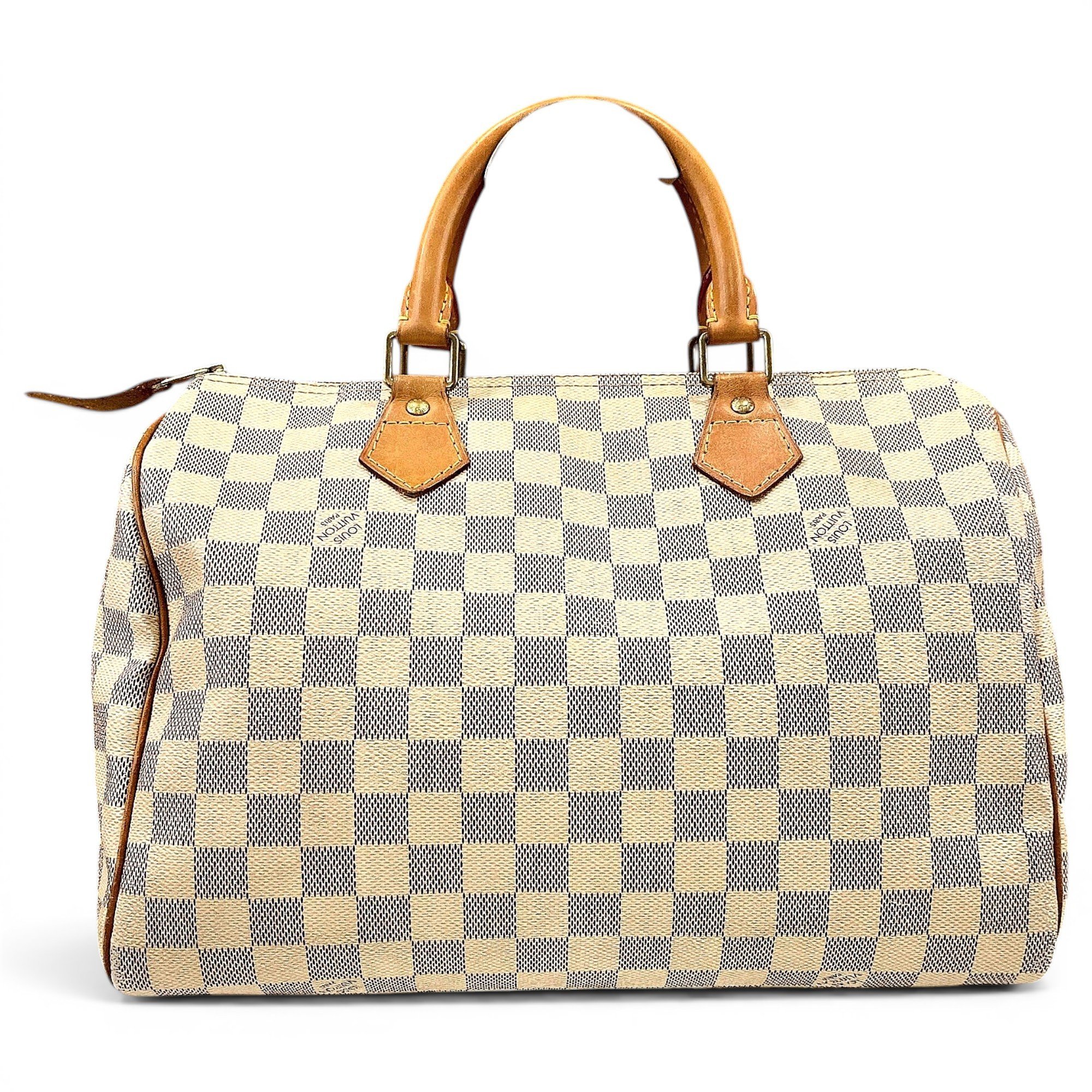 Speedy leather handbag