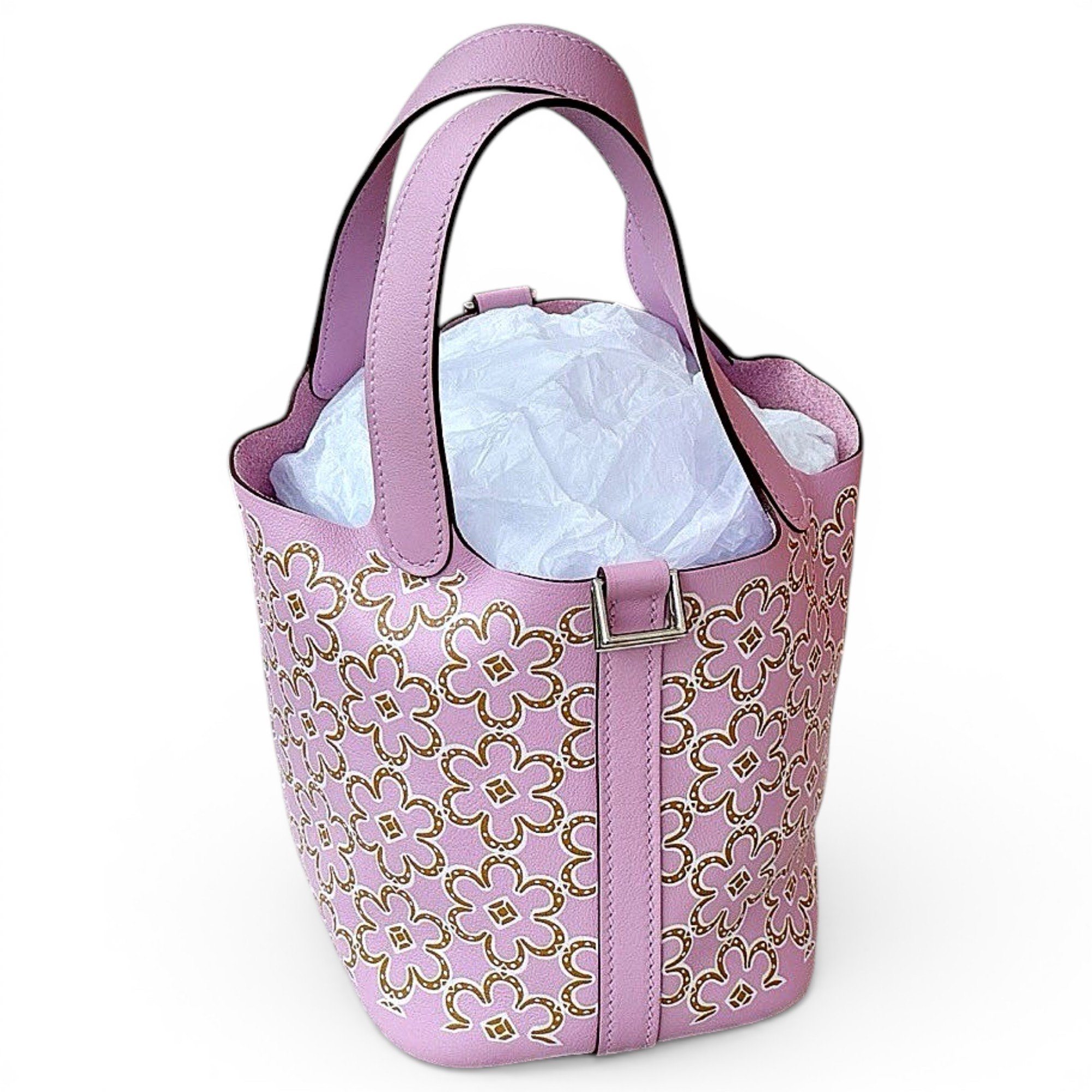 Picotin leather handbag