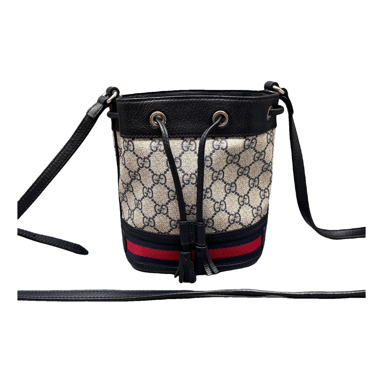 Ophidia Bucket leather handbag