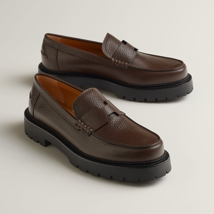 Marron Pécan Mocassins Klement