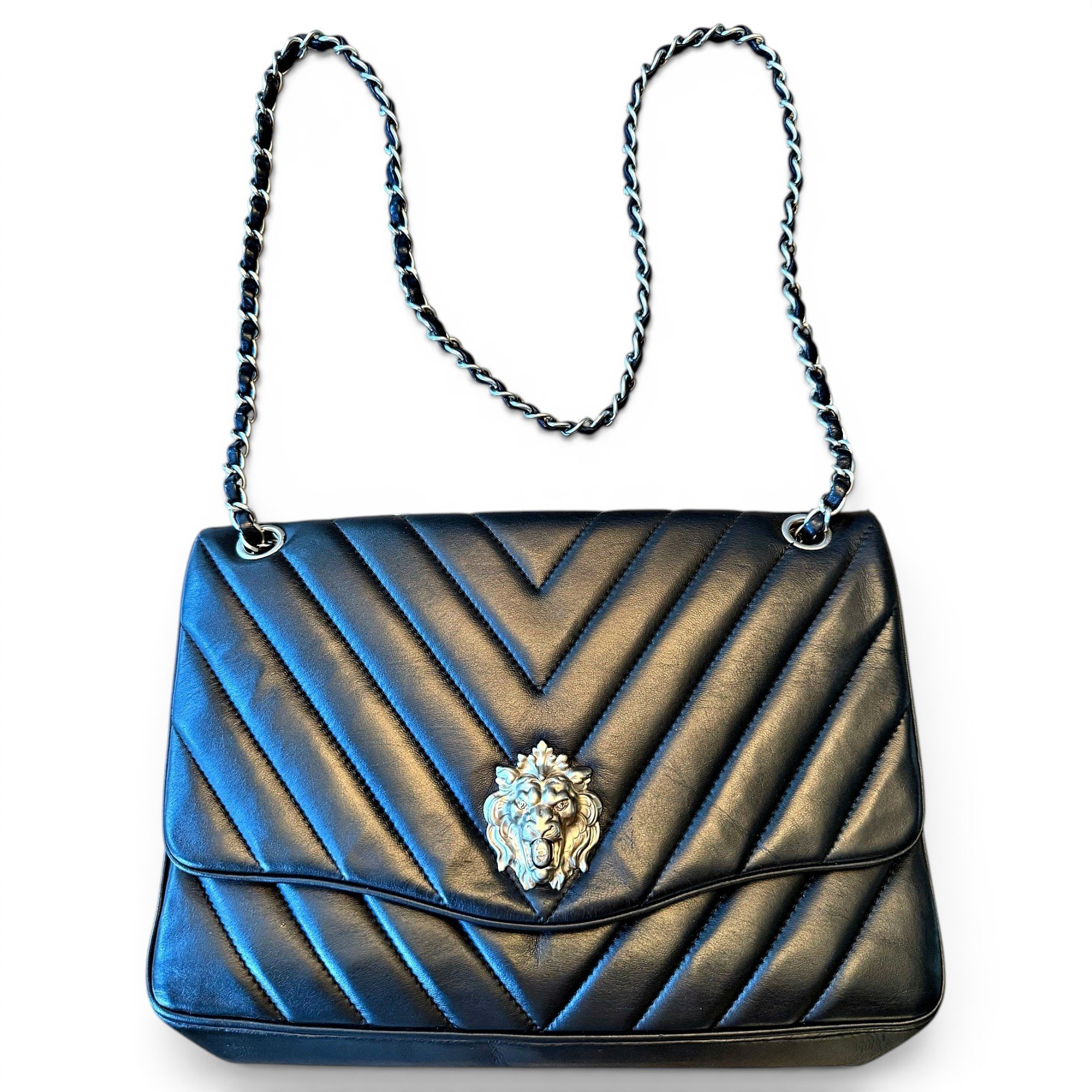 Leather handbag