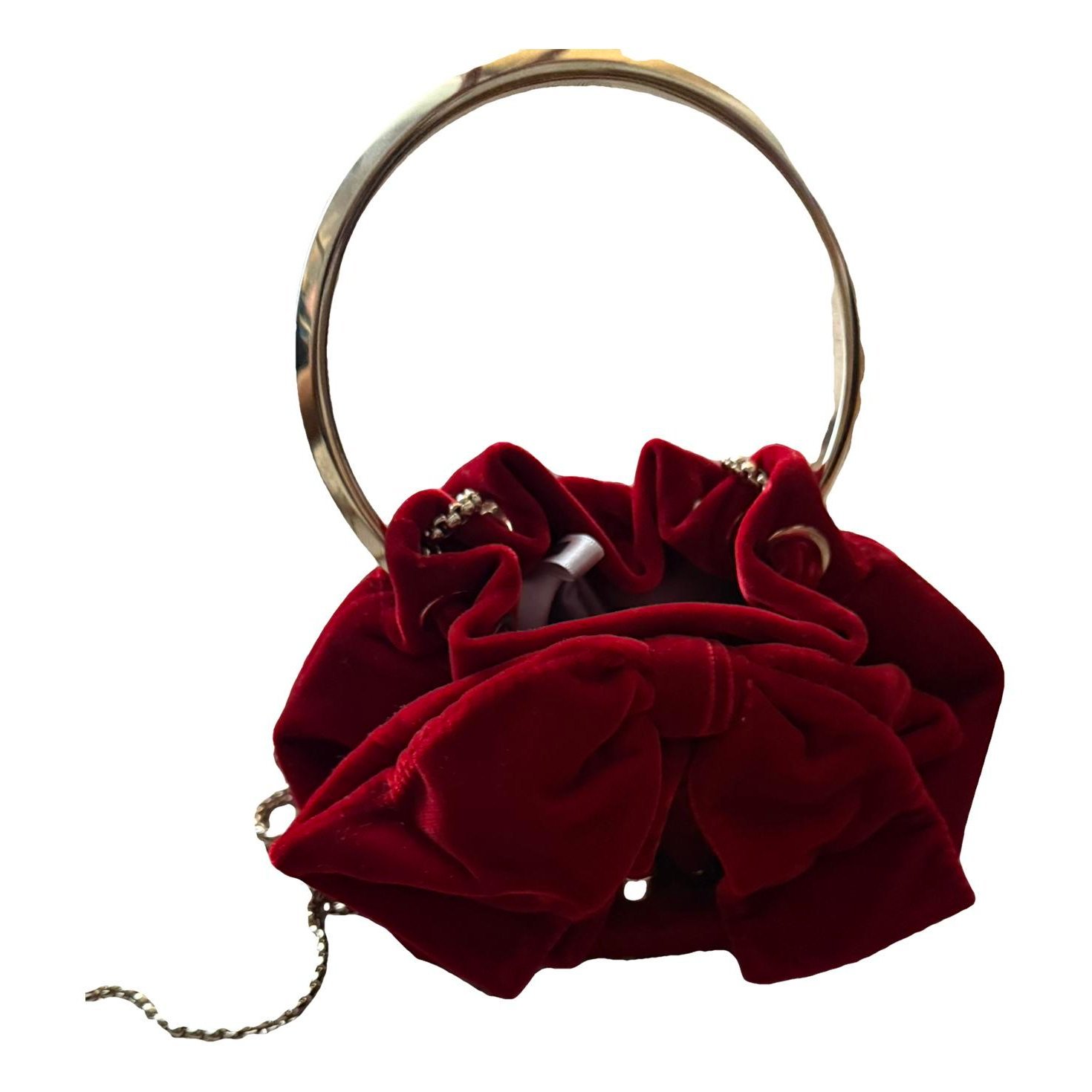 Bon velvet handbag