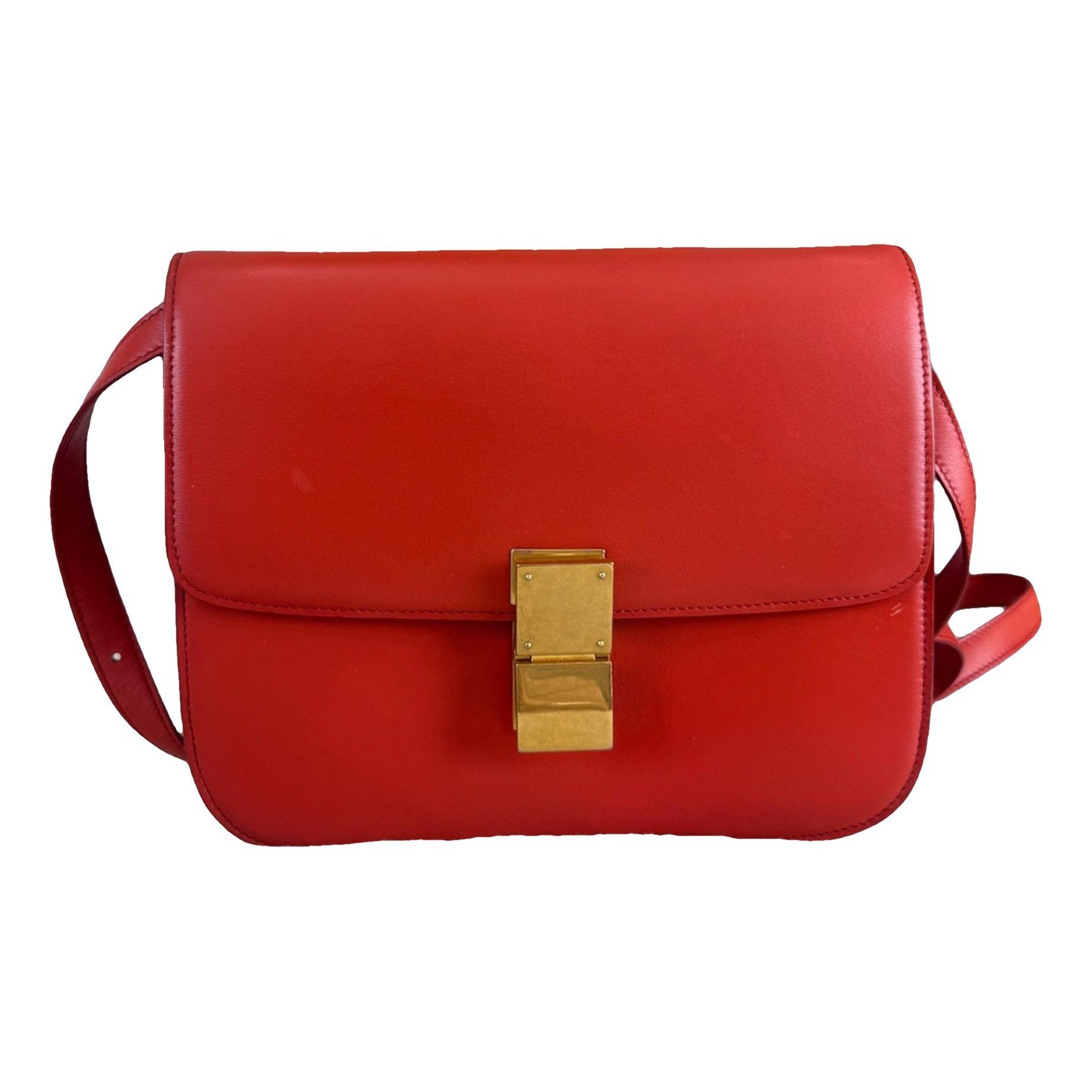 Classic leather handbag