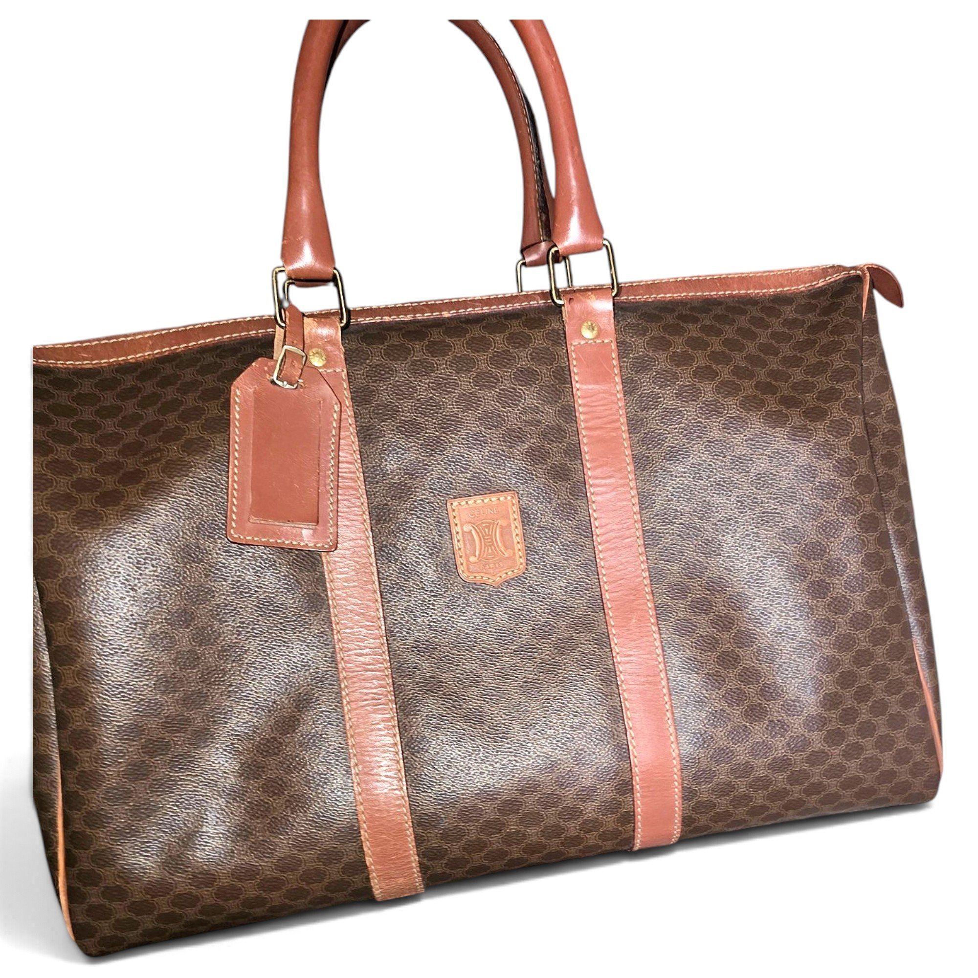 Leather tote